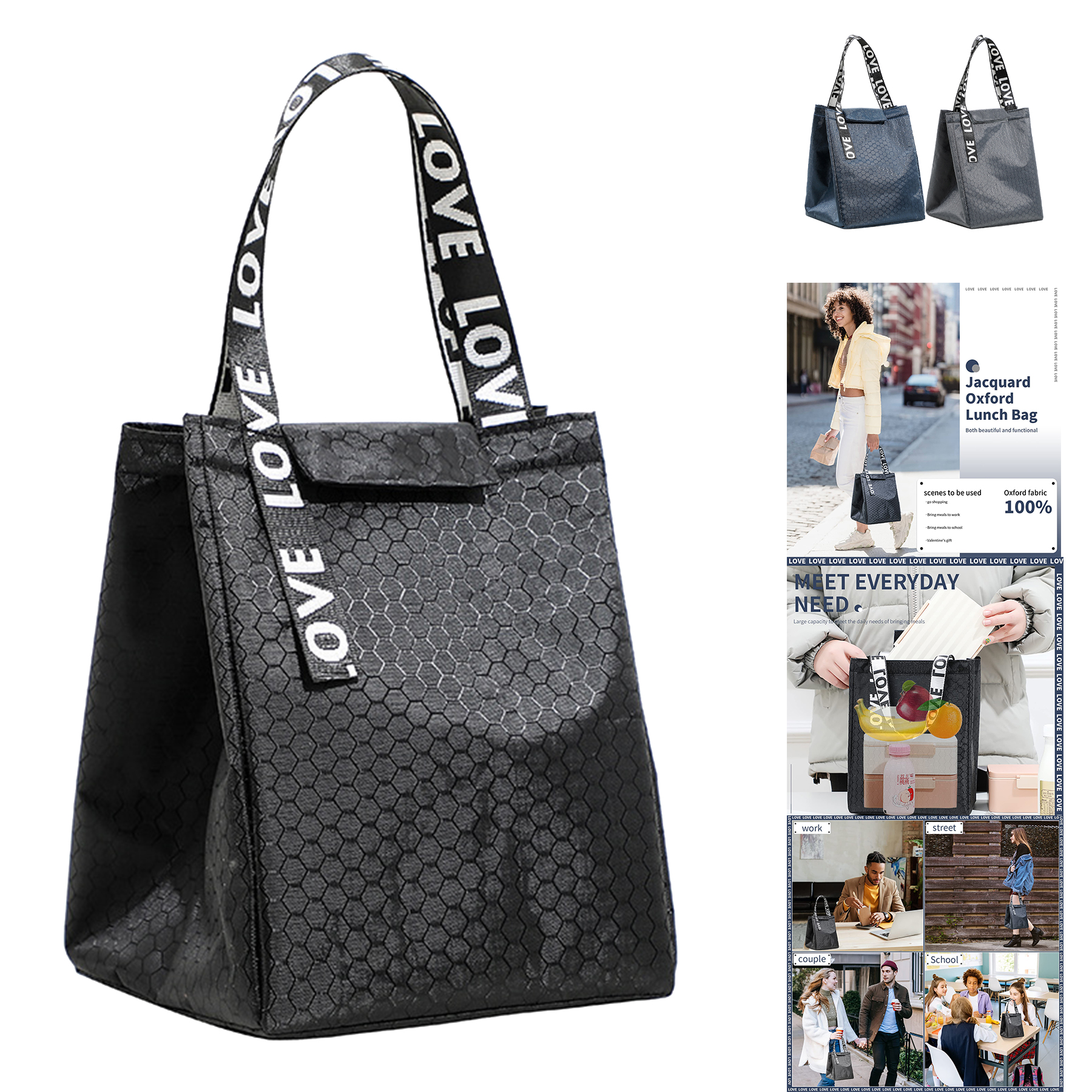 Reusable Insulated Lunch Bag For Women 2