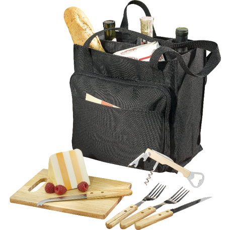 Modesto Picnic Carrier Set, custom tote bag with logo imprint 19