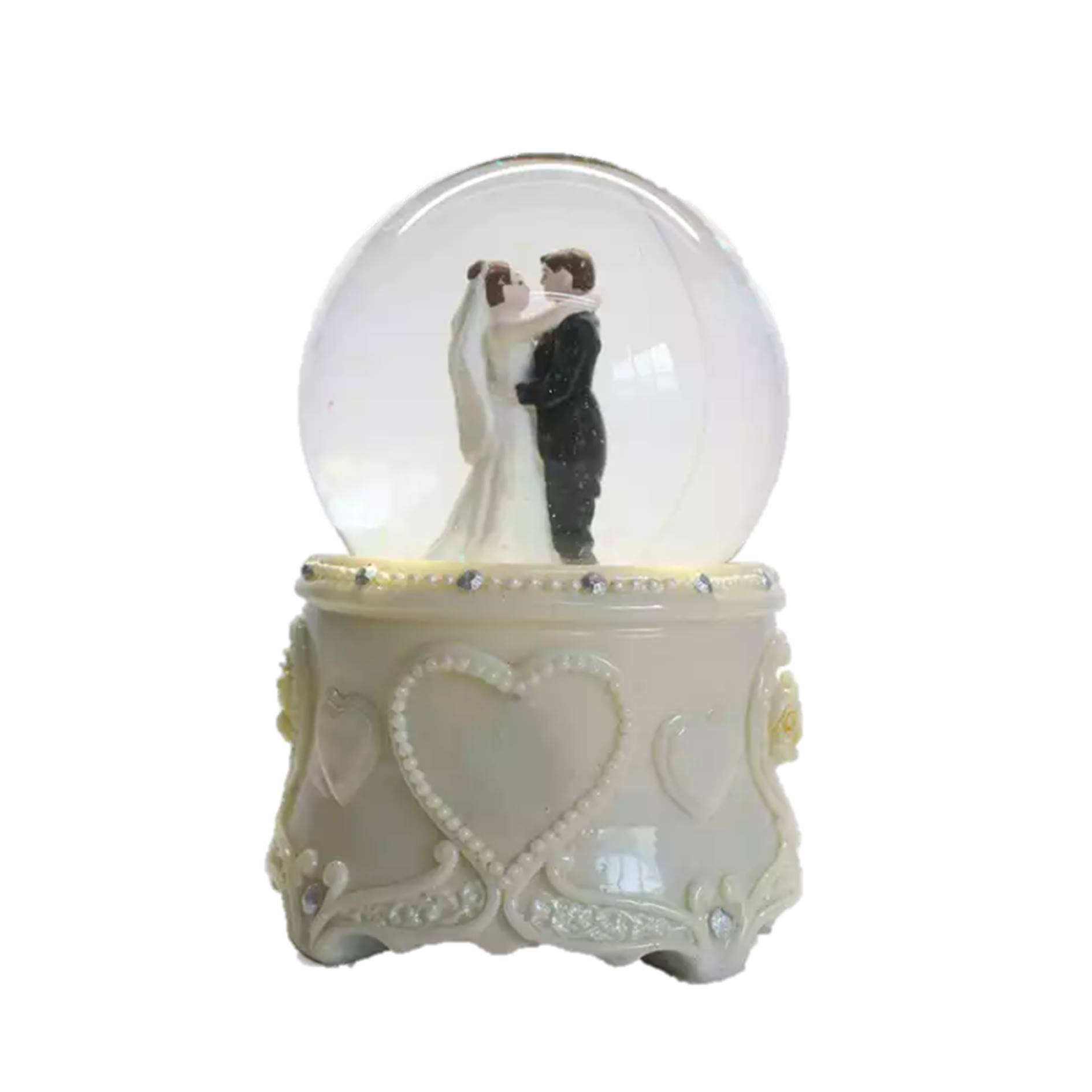 Custom Wedding Couple Snow Globe 2