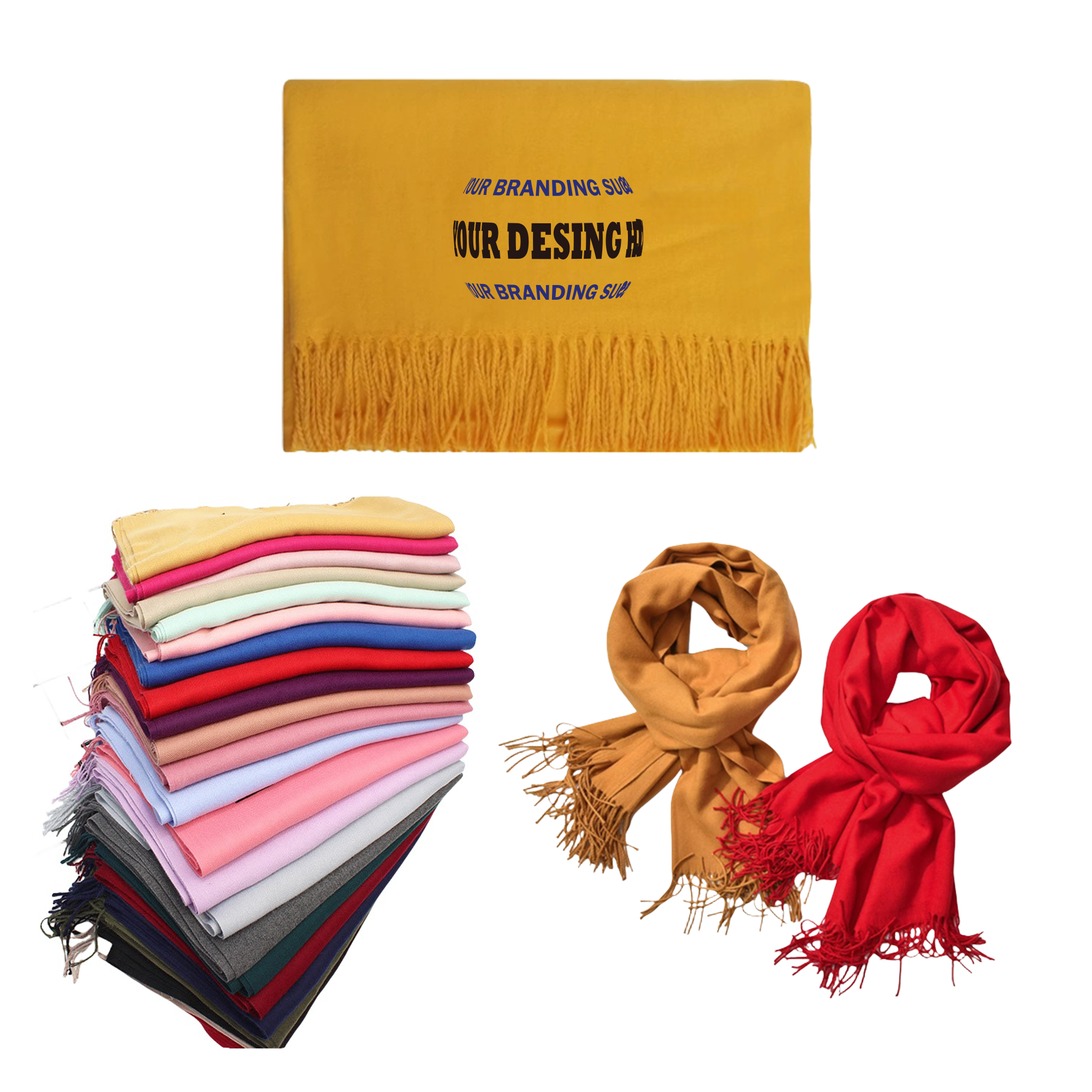 MOQ100 Winter Warm Scarf 3