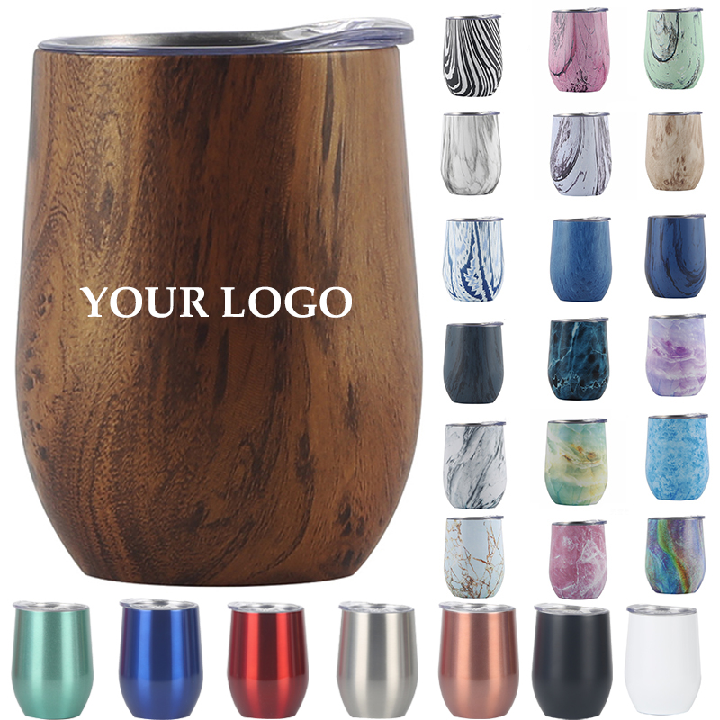 Wine Tumbler Double Wall Vacuum Insulated Travel Tumbler Cup for Coffee 2