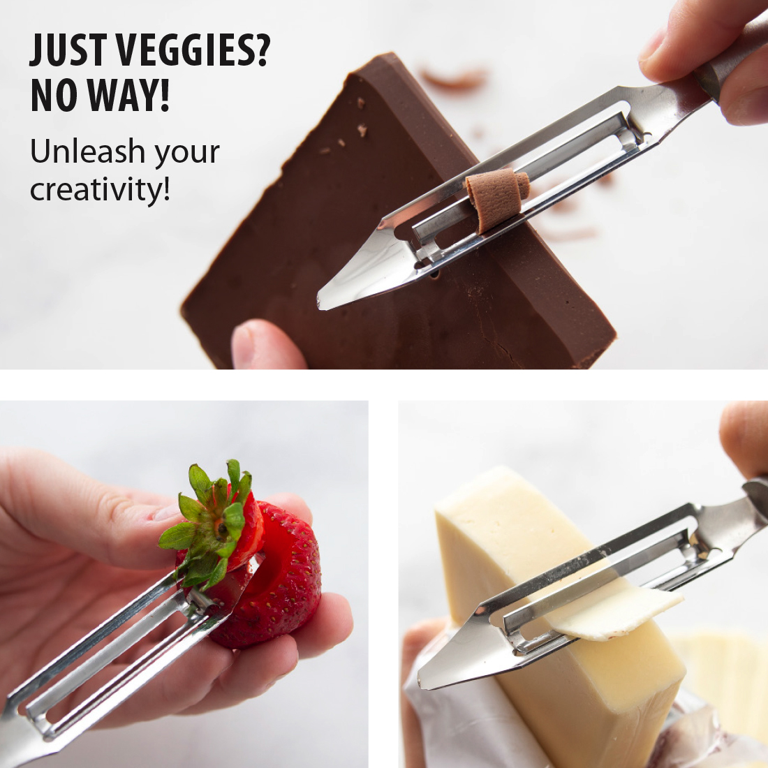 Vegetable Peeler w/Black Handle 3