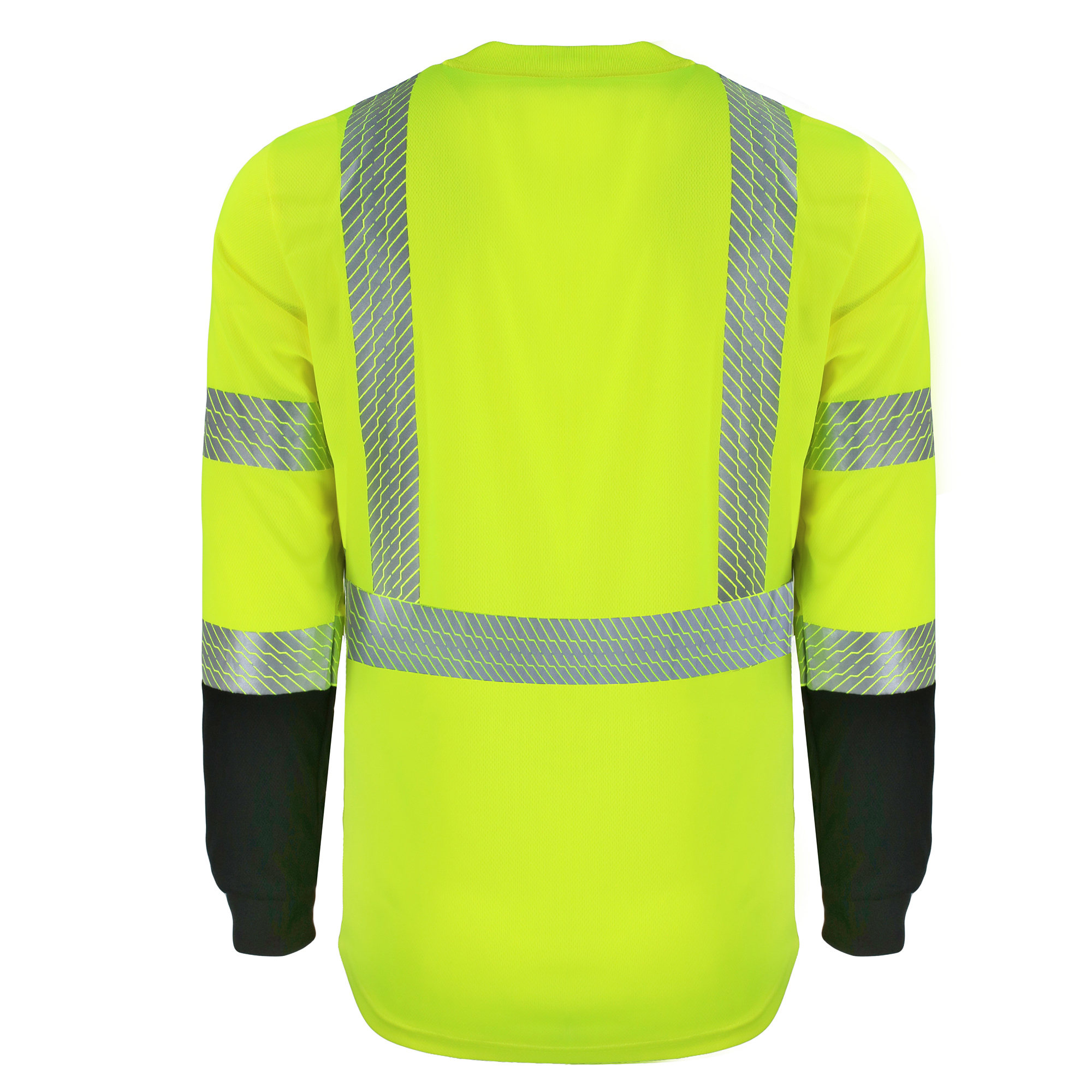 Safety Brite Class 3 HI VIS Black Bottom Segmented T-Shirt 3
