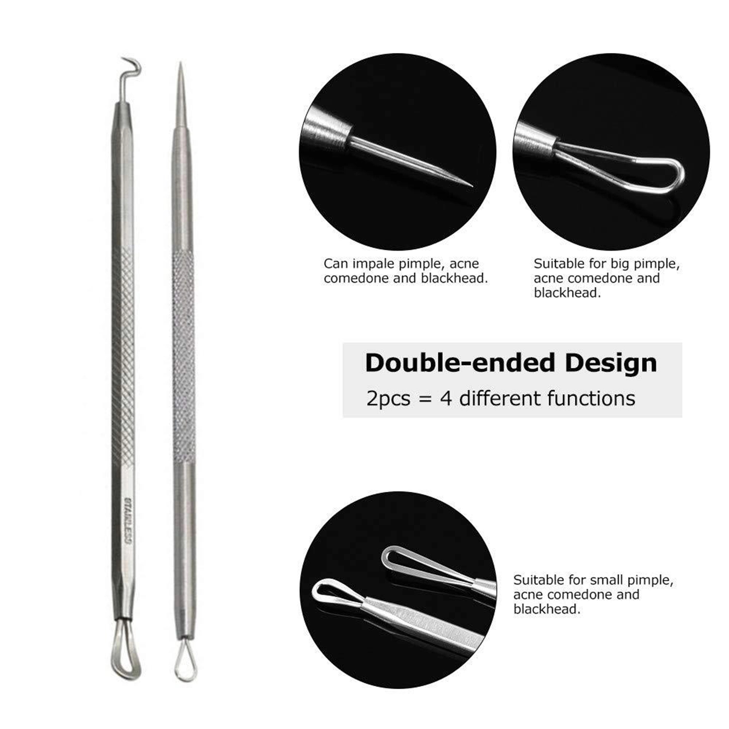 8 Pcs Acne Remover Needles Set 3