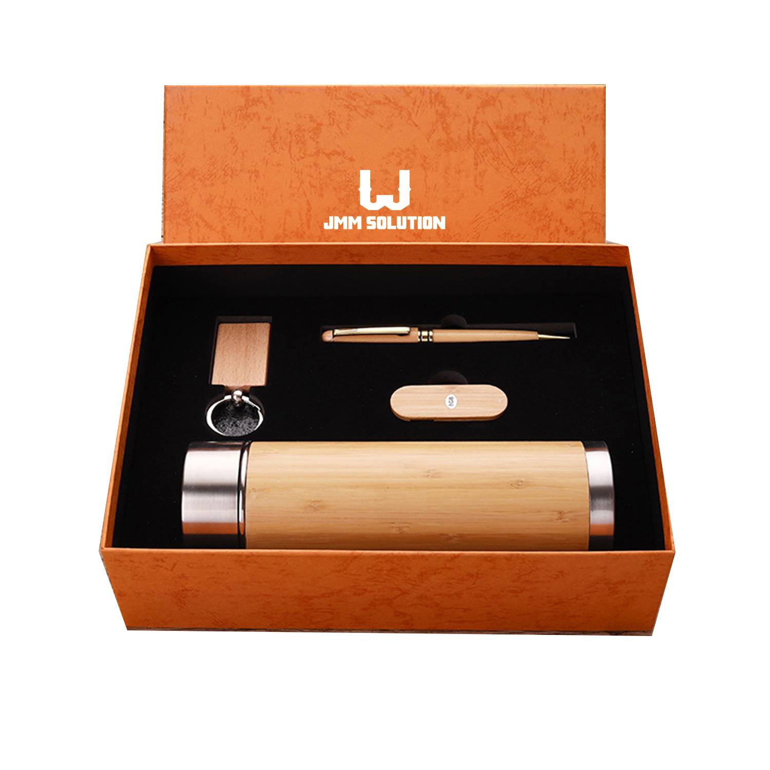 Bamboo Intelligent Insulated Cup Gift Set 2