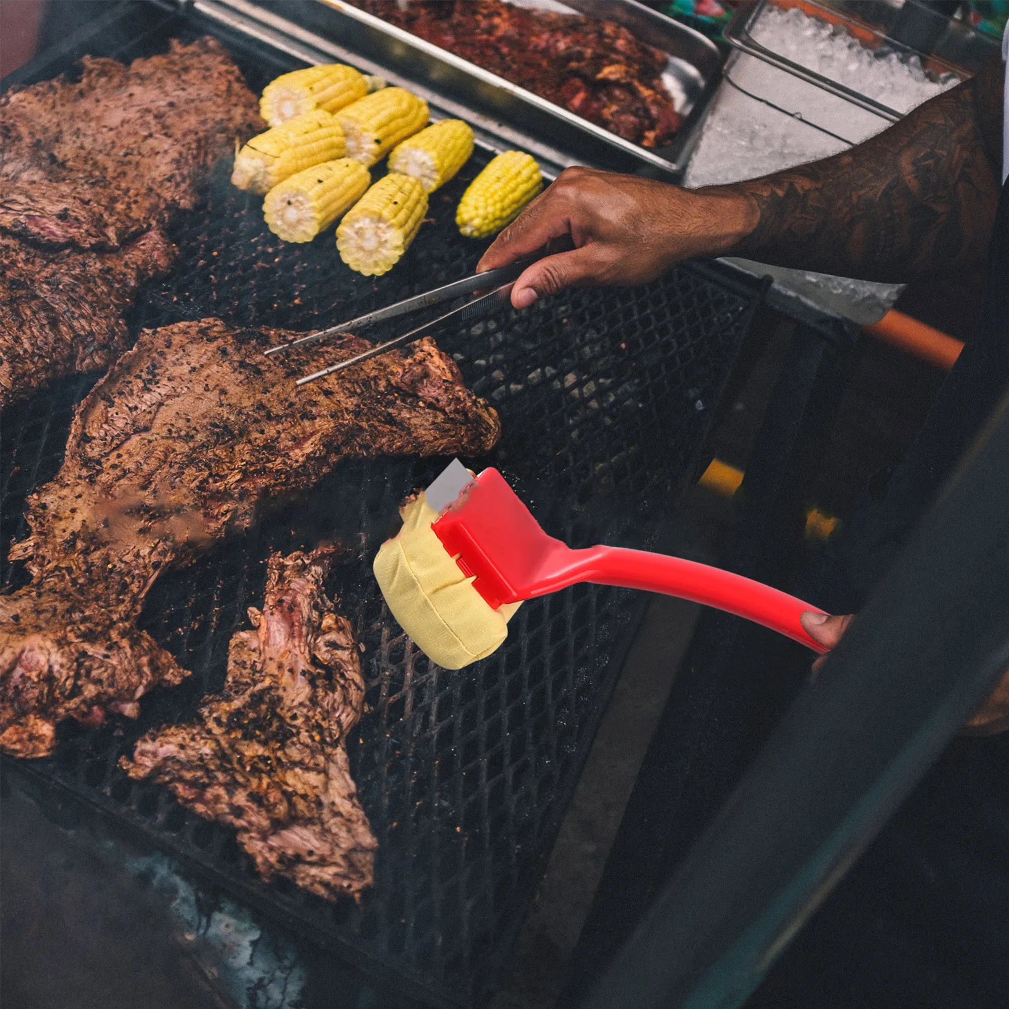 BBQ Replaceable Scraper Cleaning Head 11