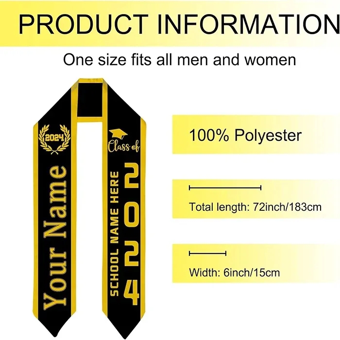 Custom Graduation Sash 2