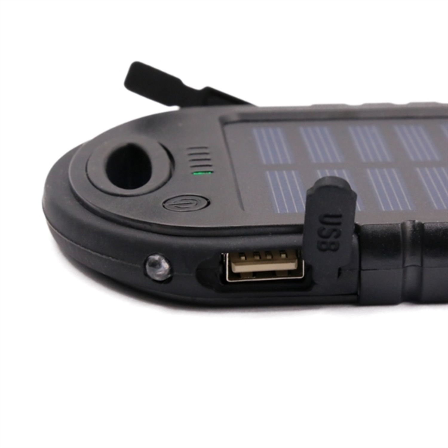 POPULAR 4000 MAH SOLAR POWER BANK WITH CARABINER 3