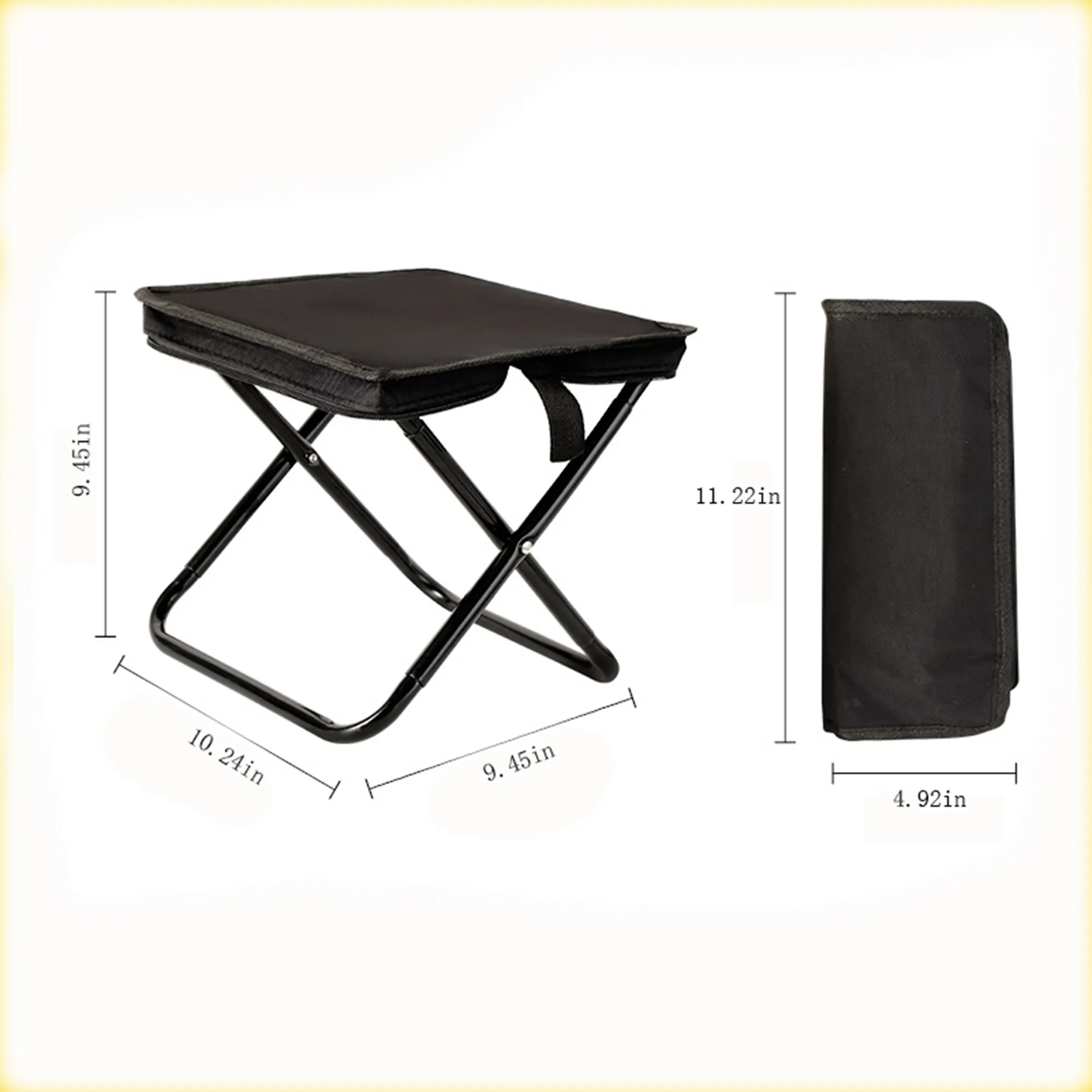 Zipper Pouch Outdoor Folding Stool Customizable 2