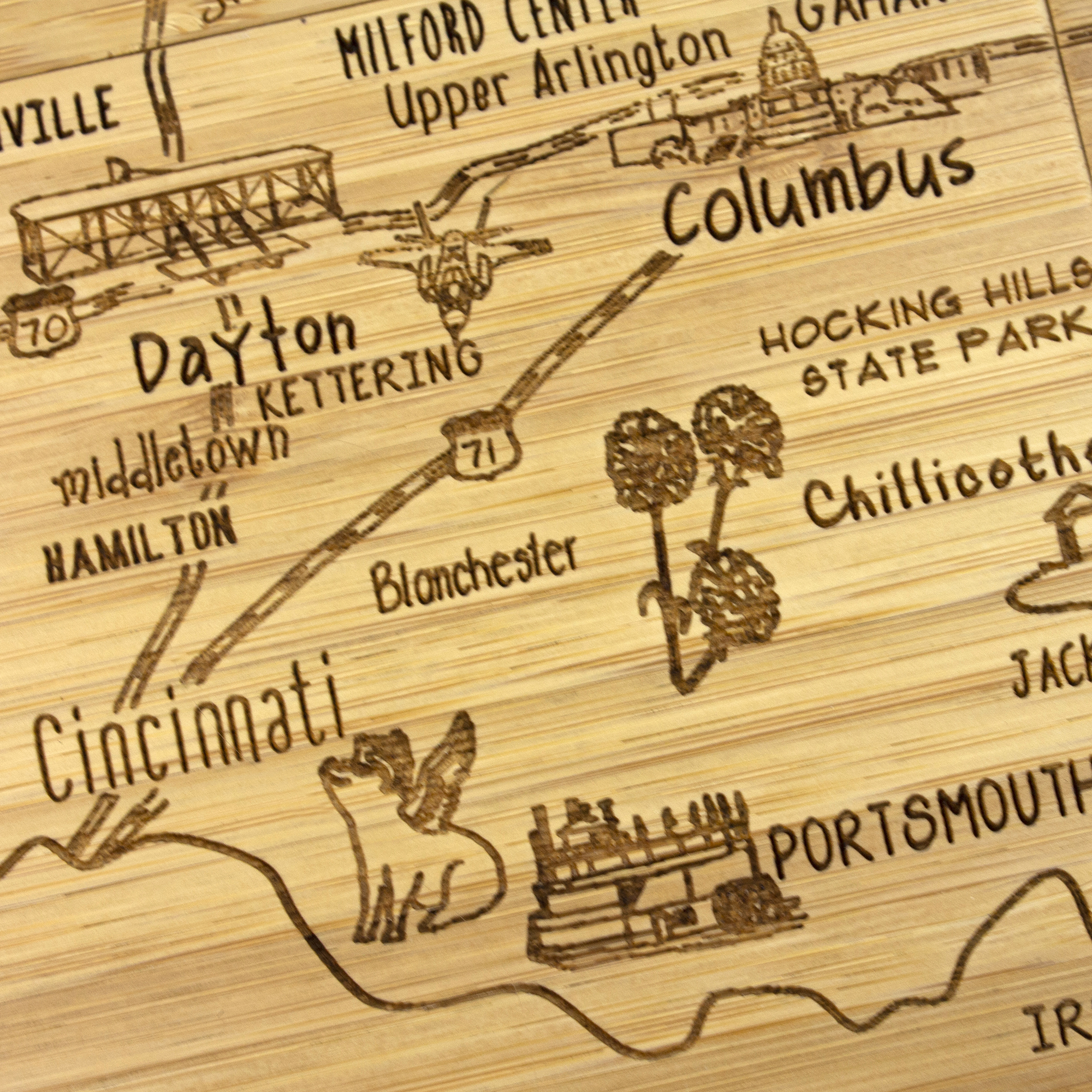 Ohio Puzzle Coaster Set 11