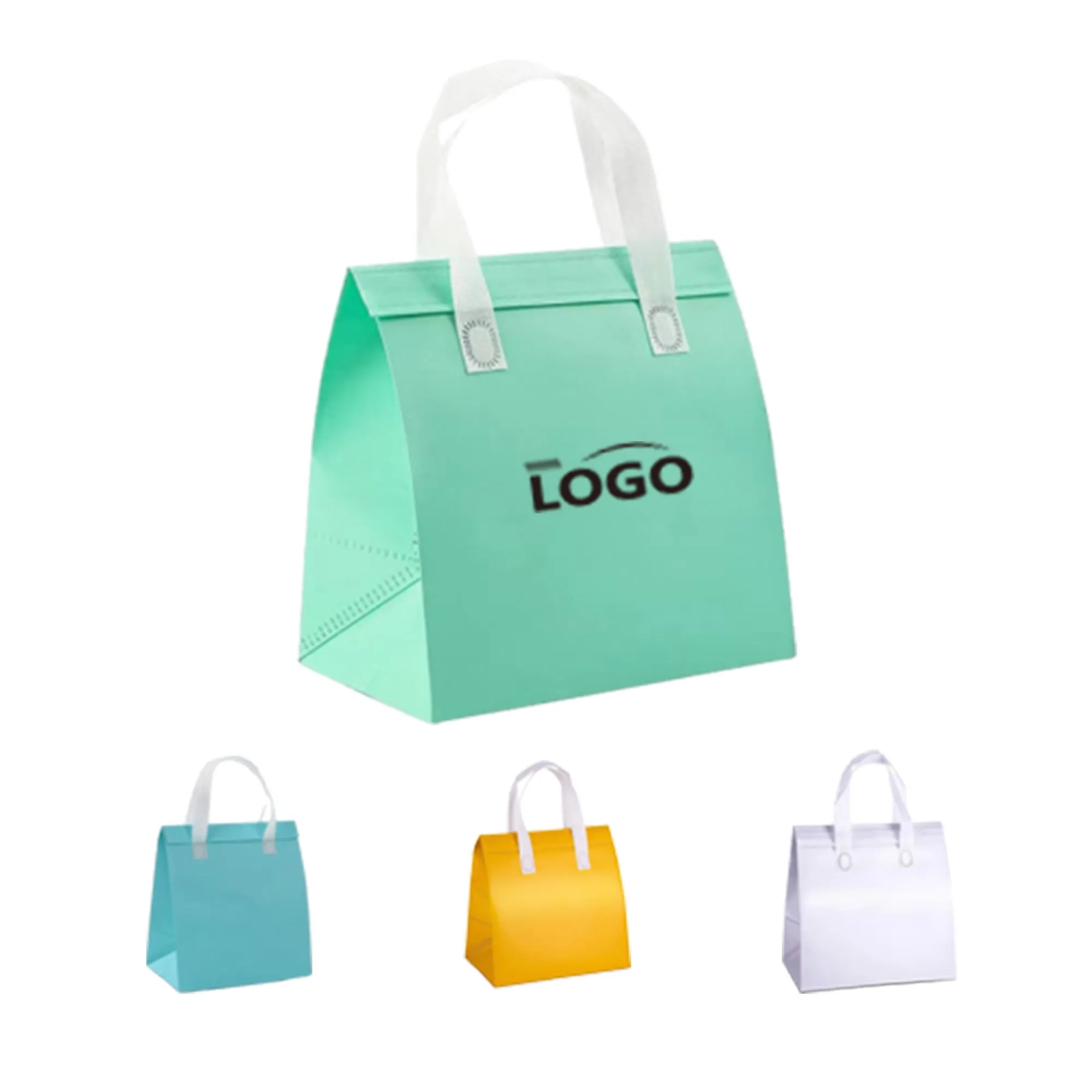 Aluminum Foil Lined Insulated Takeout Bag Coffee Cooler 4