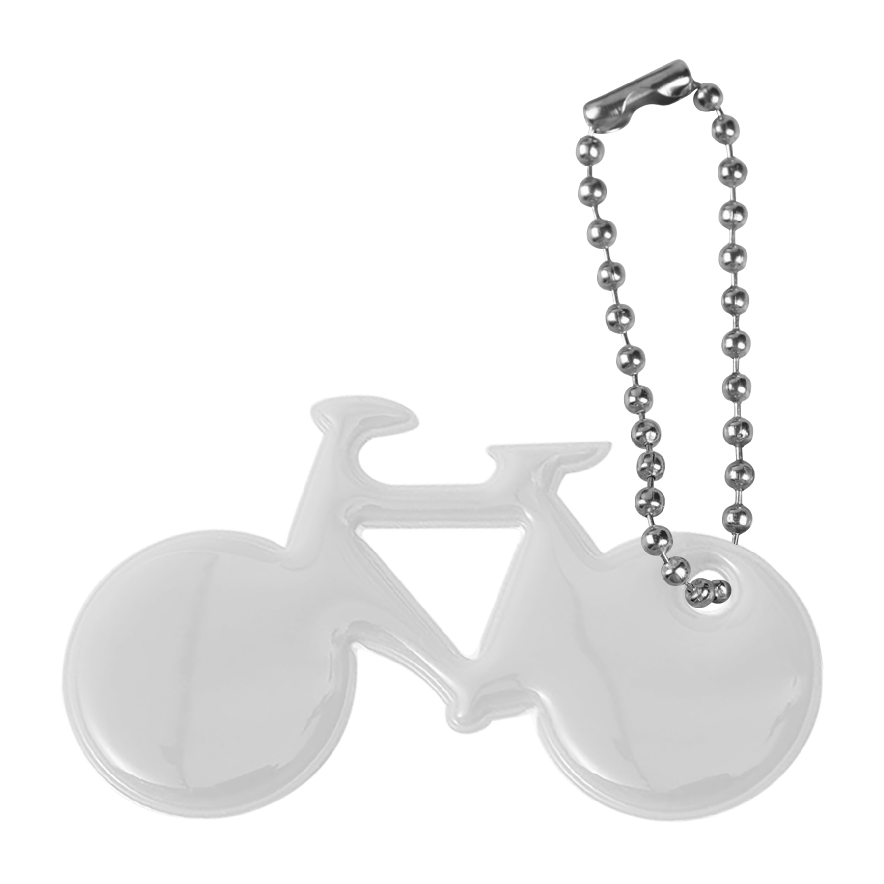 Bicycle Shaped Safety Reflective Keychain Zipper Pull 8
