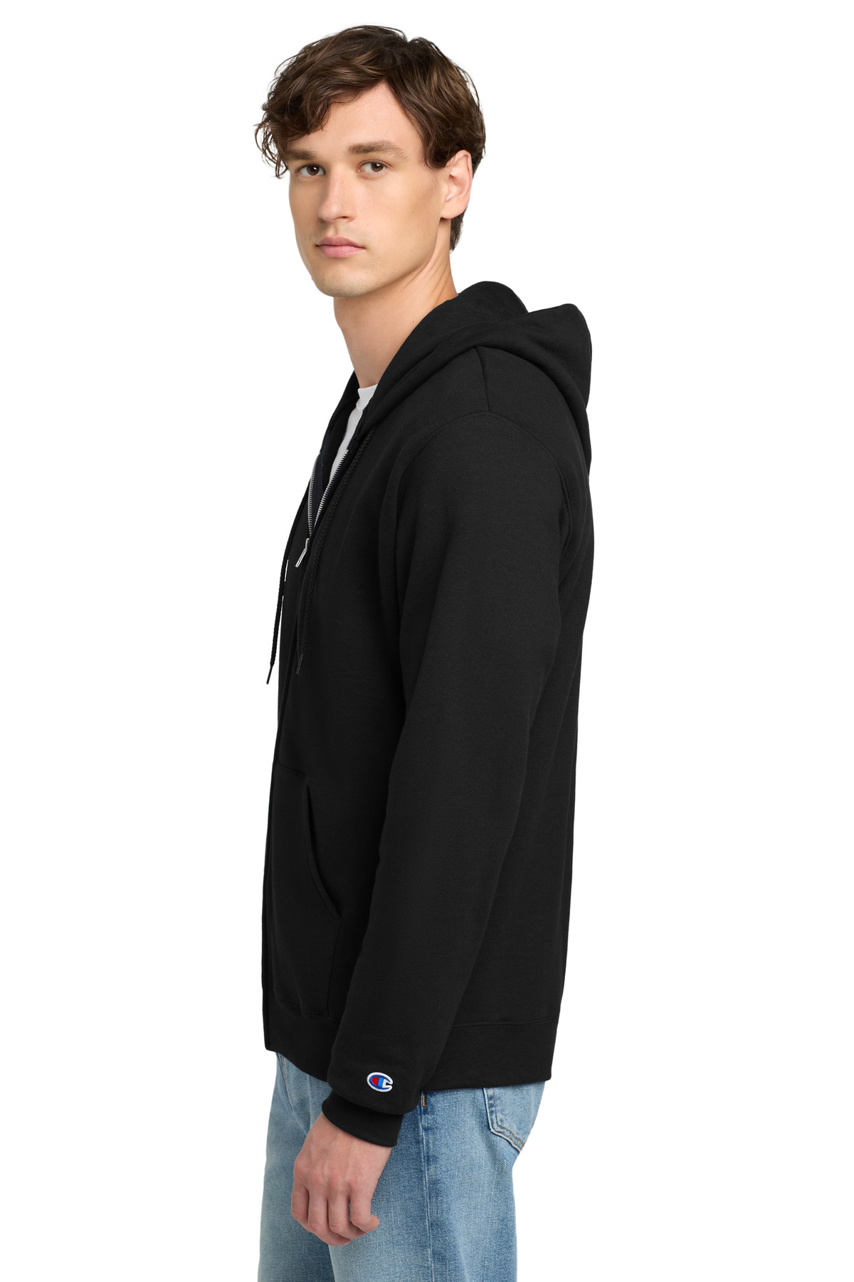 Champion Powerblend Full-Zip Hoodie. S800 28