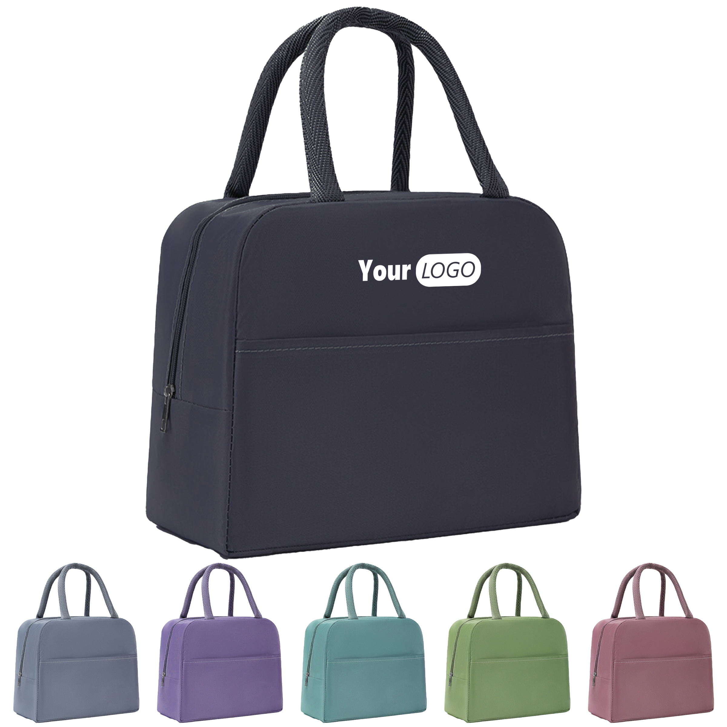 Oxford Solid Color Custom Lunch Bag 3