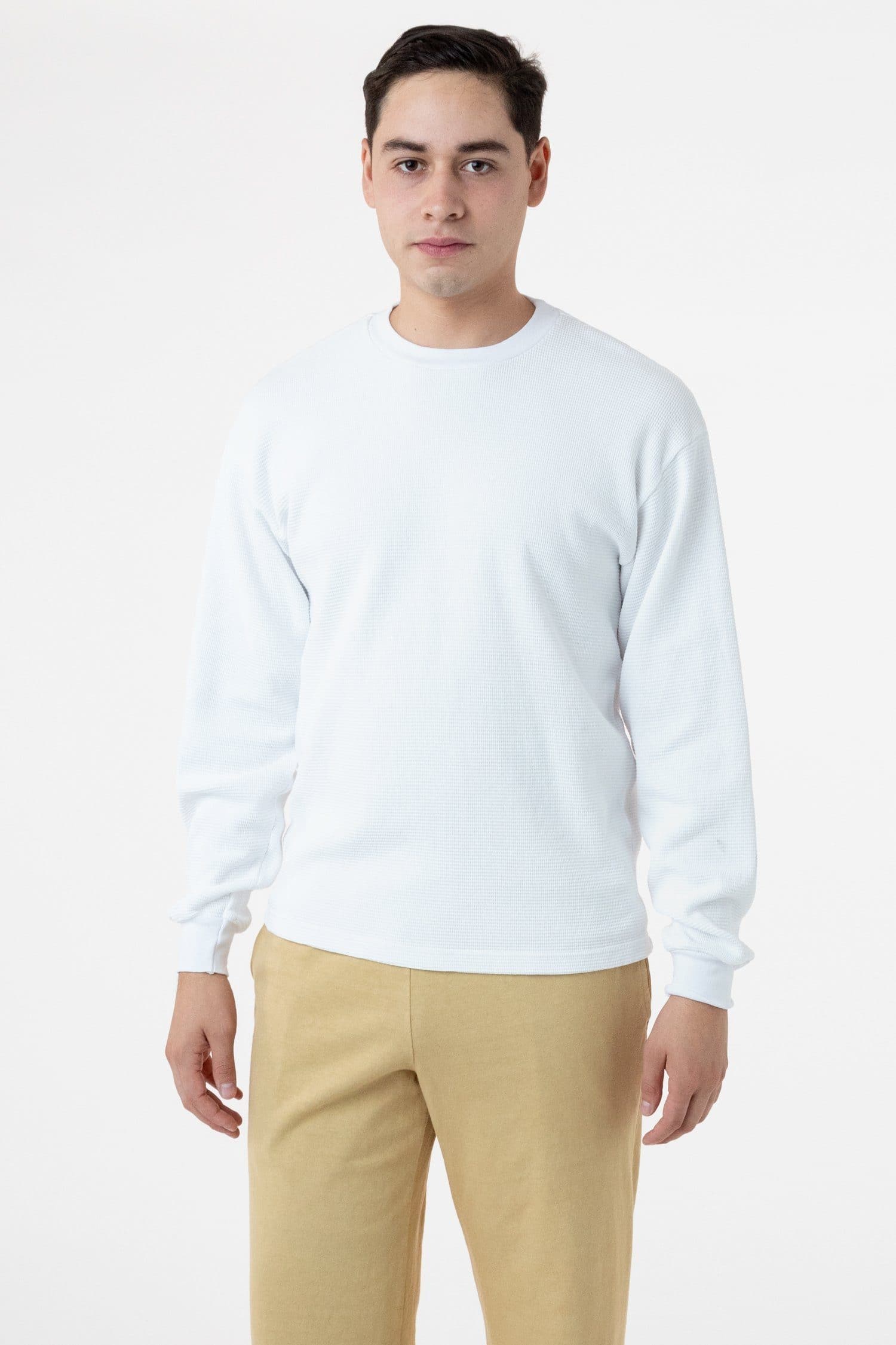 Long Sleeve Heavy Thermal Crew Neck, custom hoodie or sweatshirt with logo imprint 5