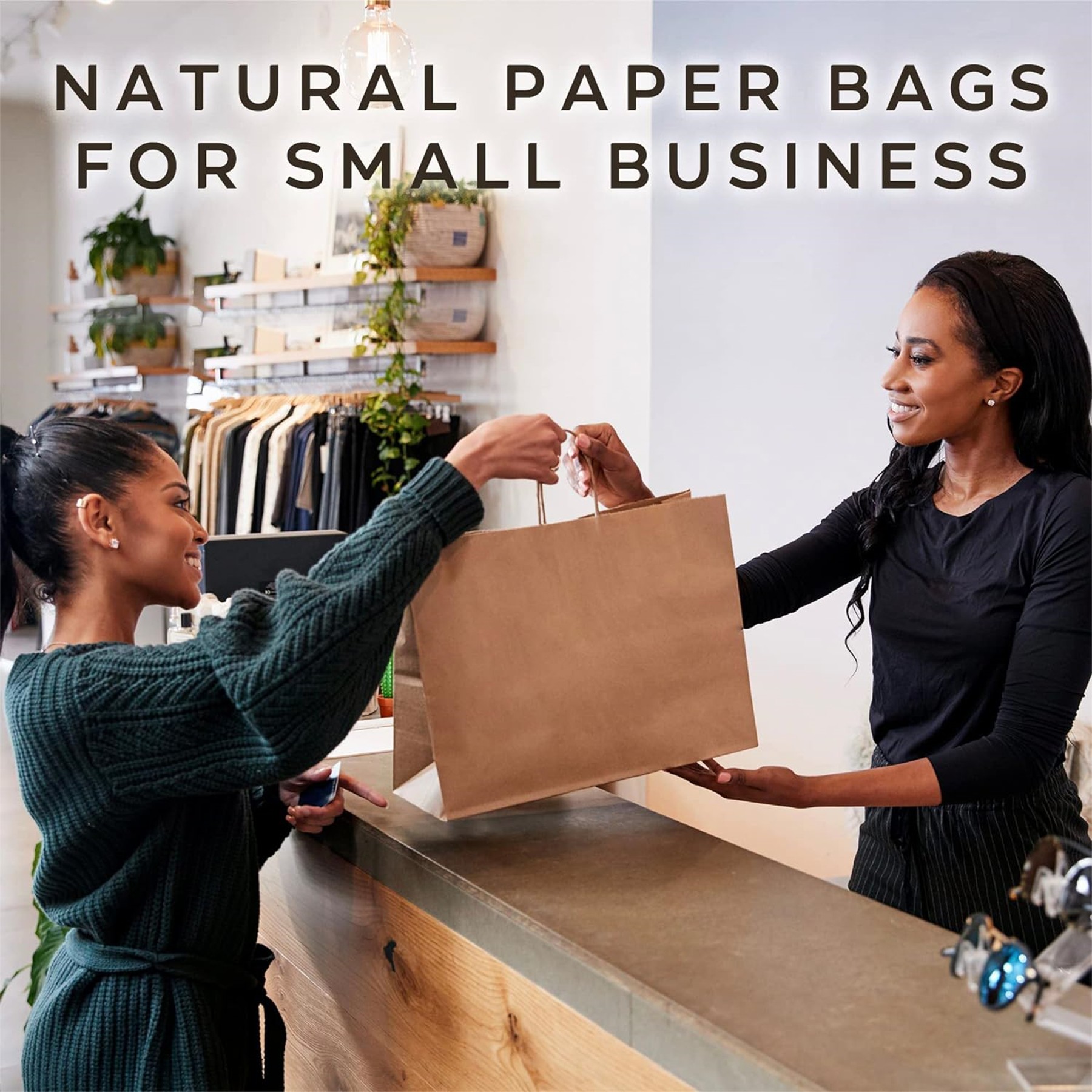 Large Kraft Paper Shopping Bag 2