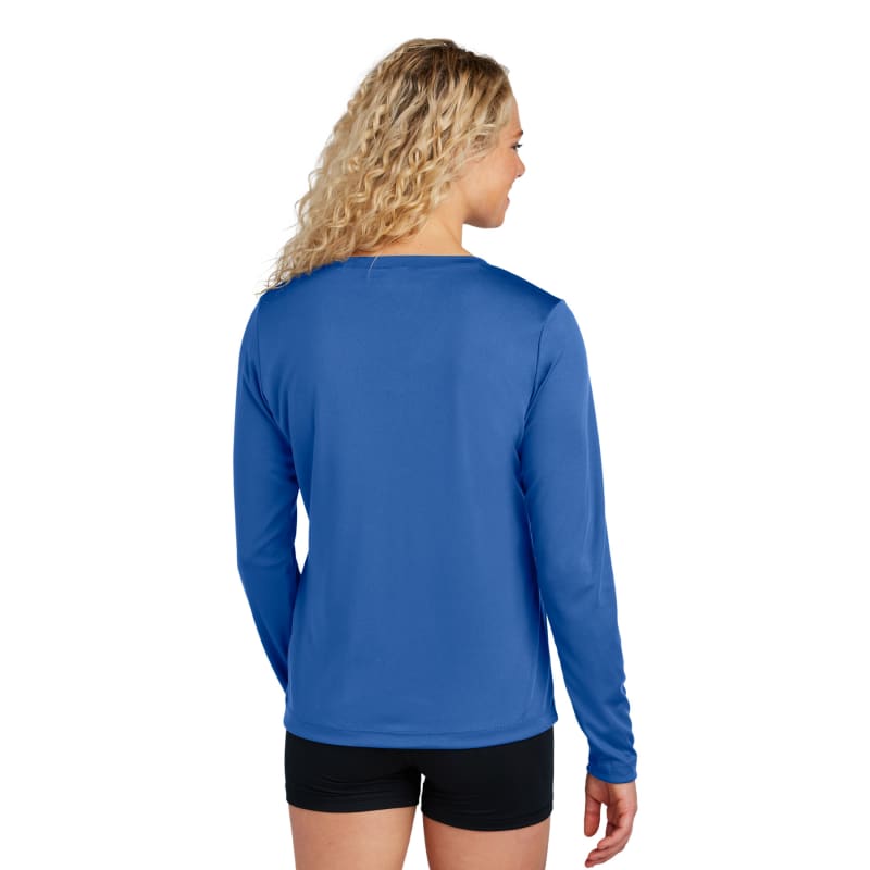 Sport-Tek Women's Long Sleeve PosiCharge Competitor V-Neck Tee. 22