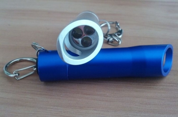 Aluminum LED Flashlight With Bottle Opener 2