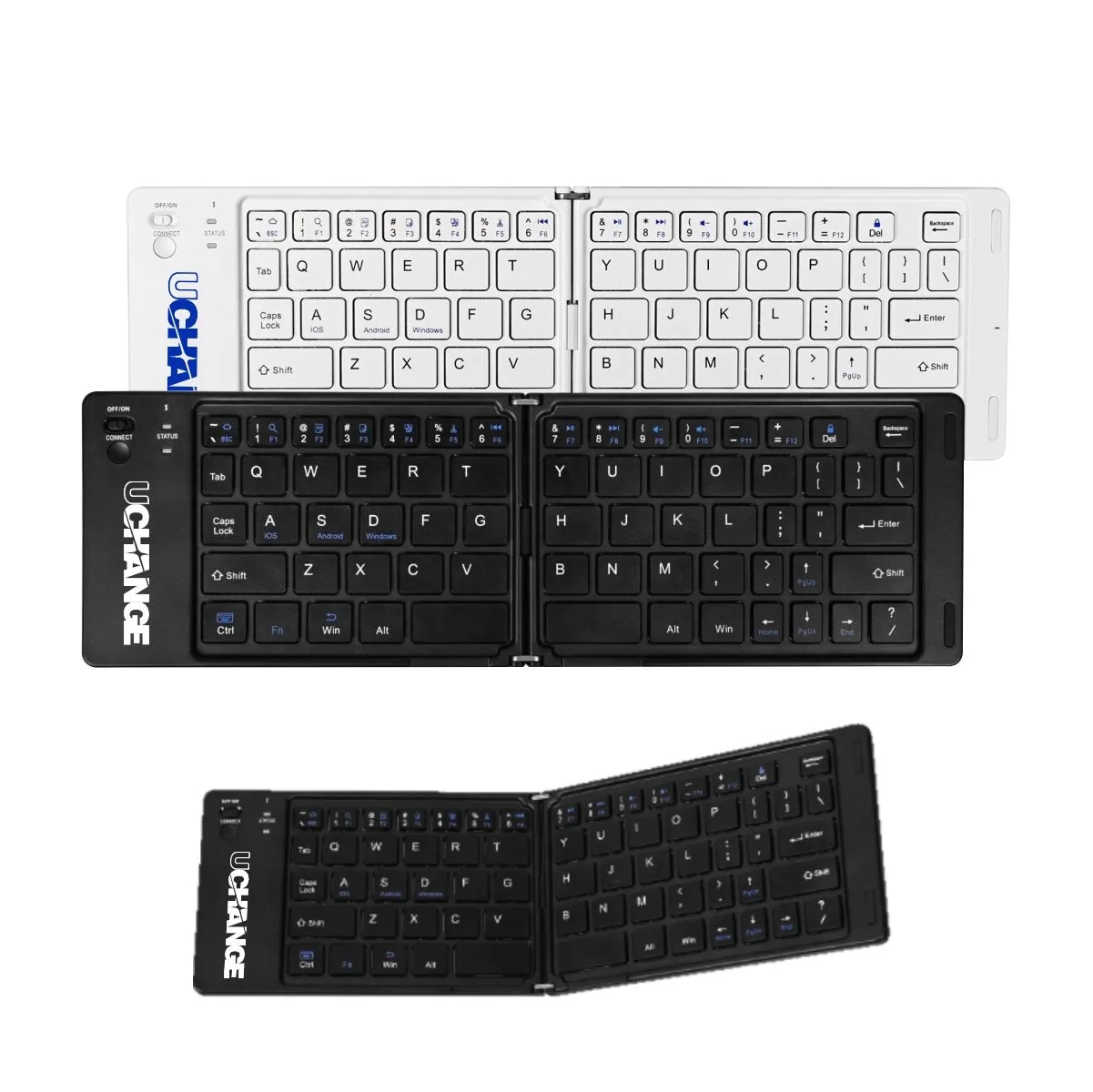 Bluetooth Foldable Keyboard For Phone Tablet And Laptop 4