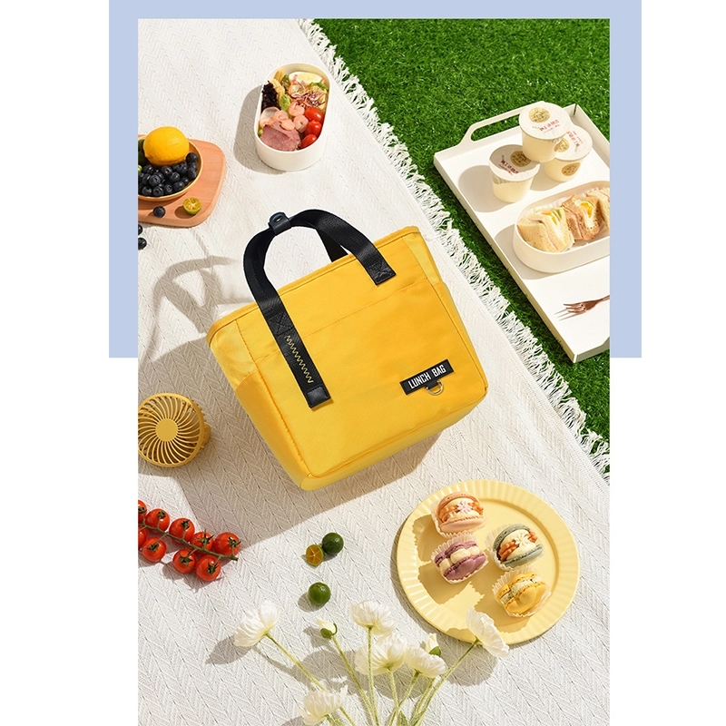 Nylon Portable Zipper Thermal Oxford Lunch Bags 2