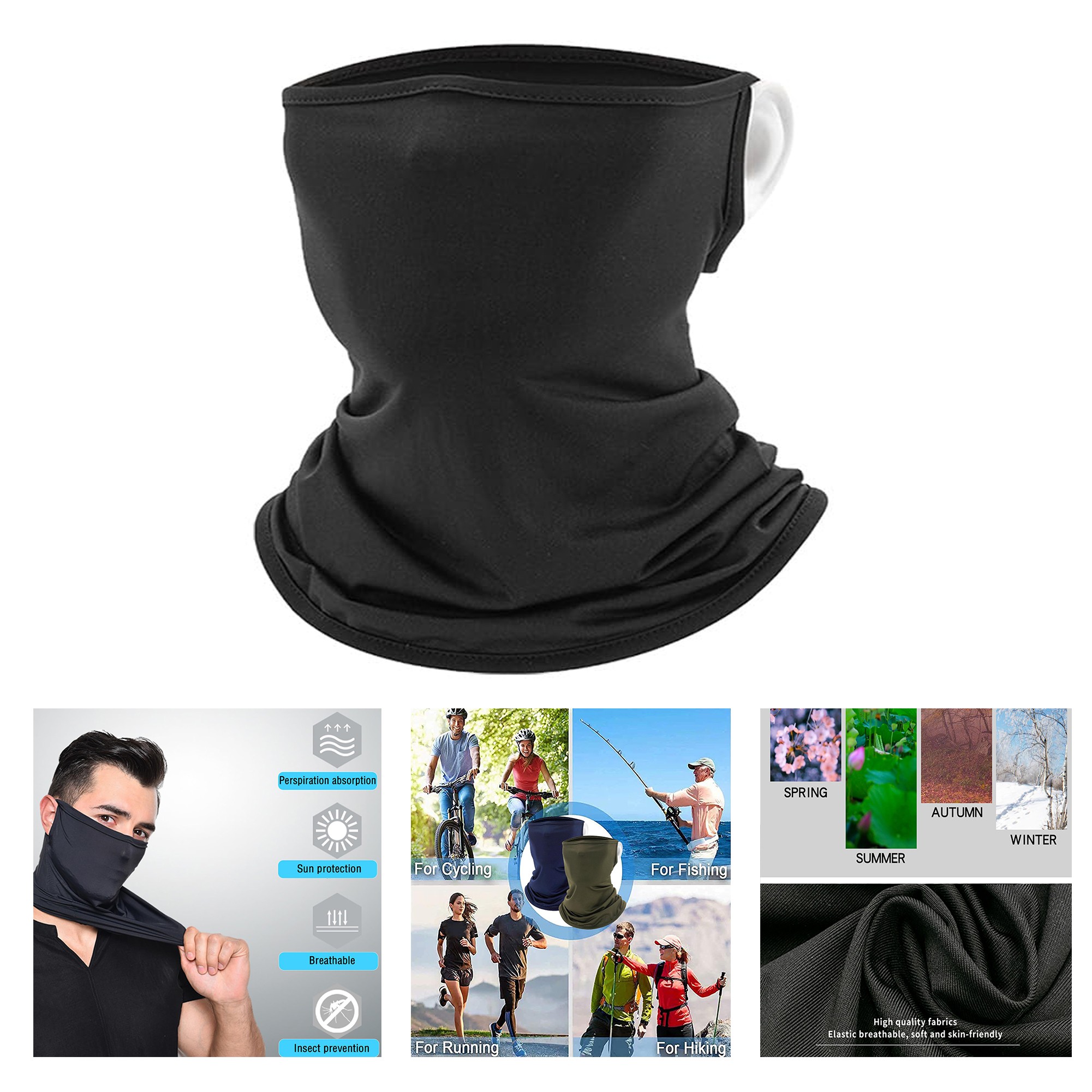 UV Protection Gator Face Mask 2