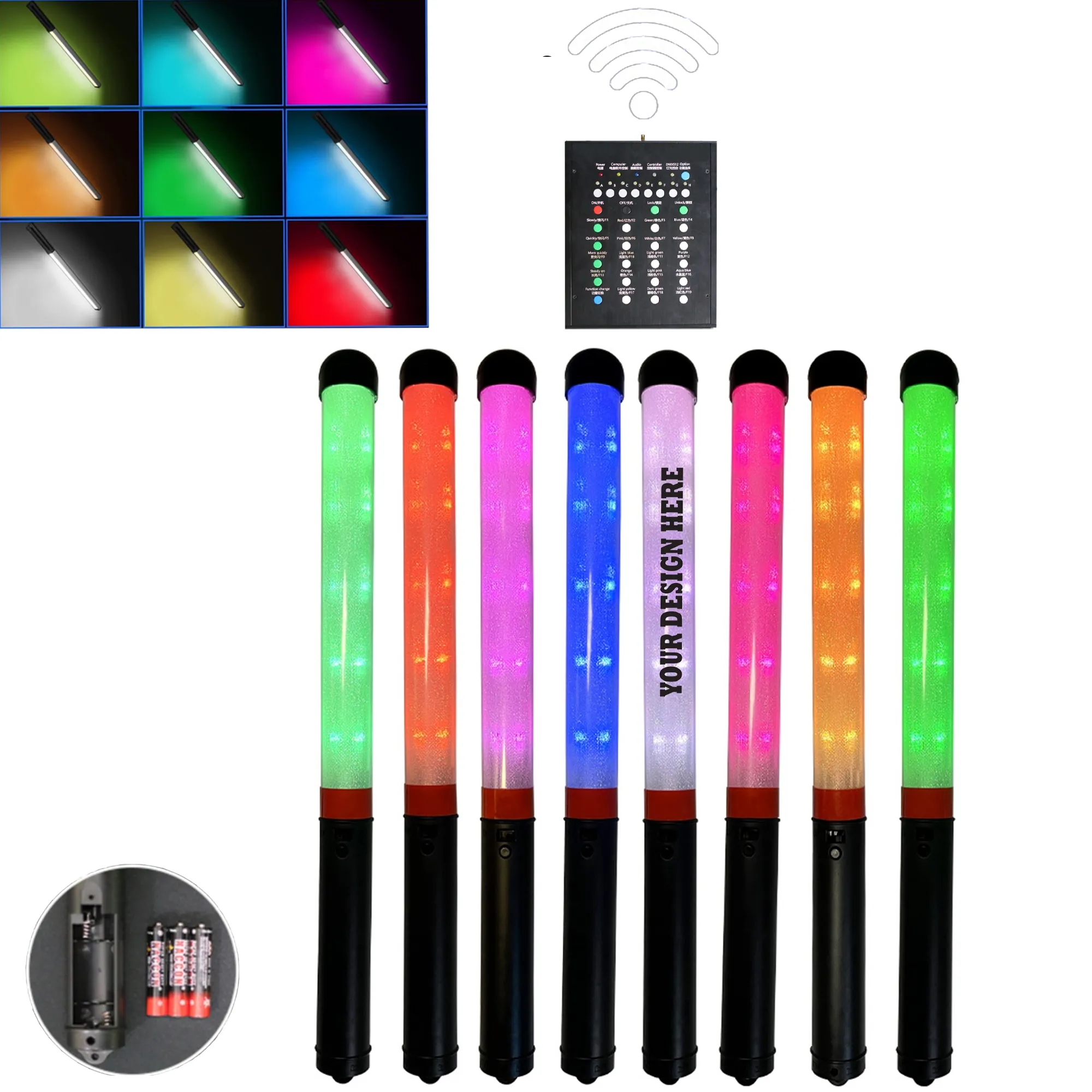 LED 15 Color Light Stick 2