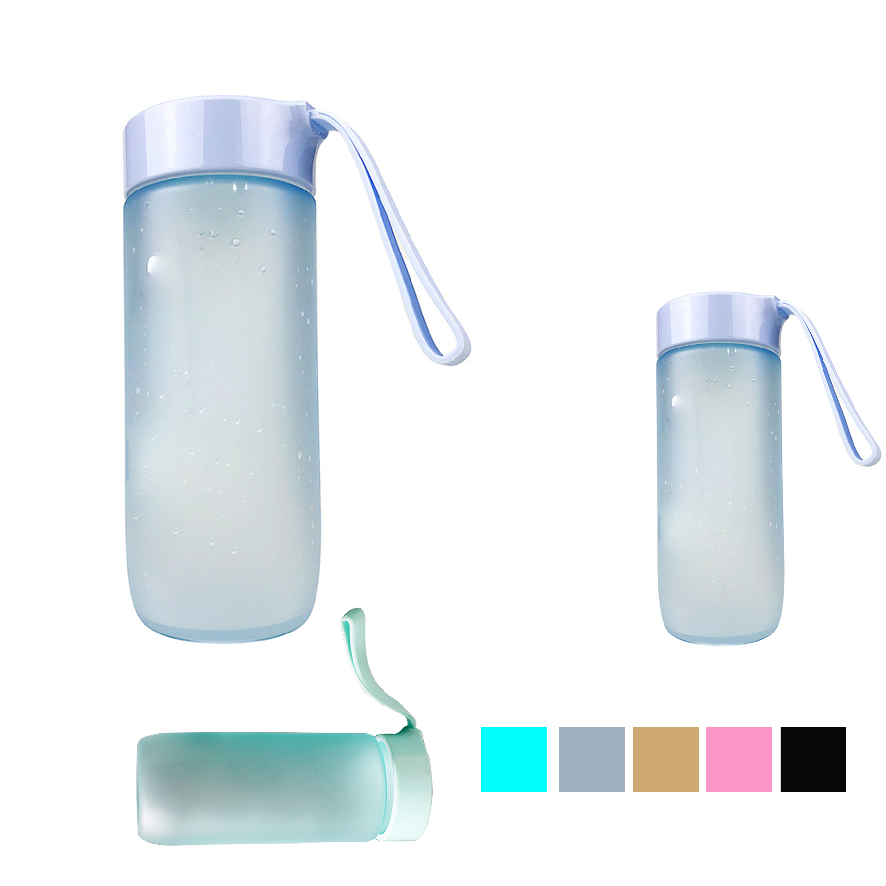 Simple Frosted Water Bottle 2