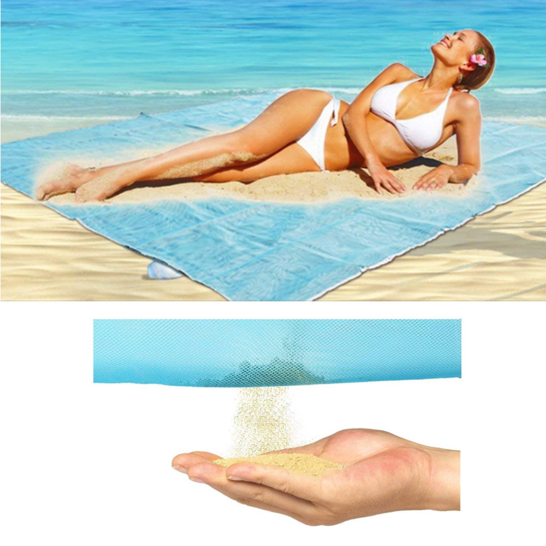 Sand-Free Beach Mat 3