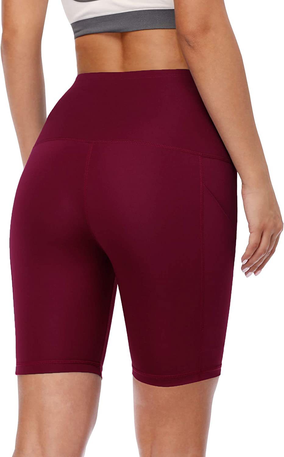 Women's High Waist Spandex Yoga Shorts 18