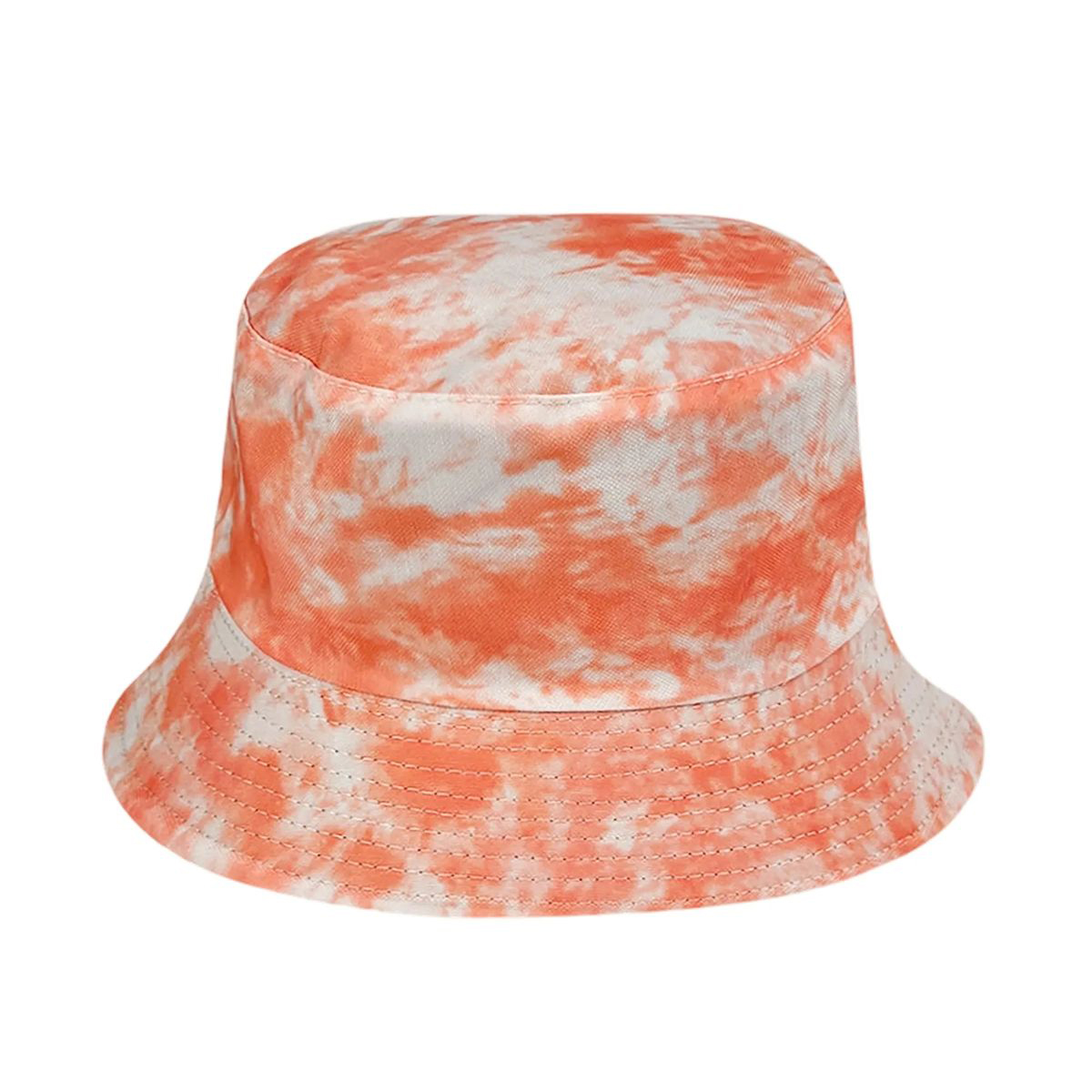 Plastic Tie Dye Hat with Foldable Double Sided Design 1