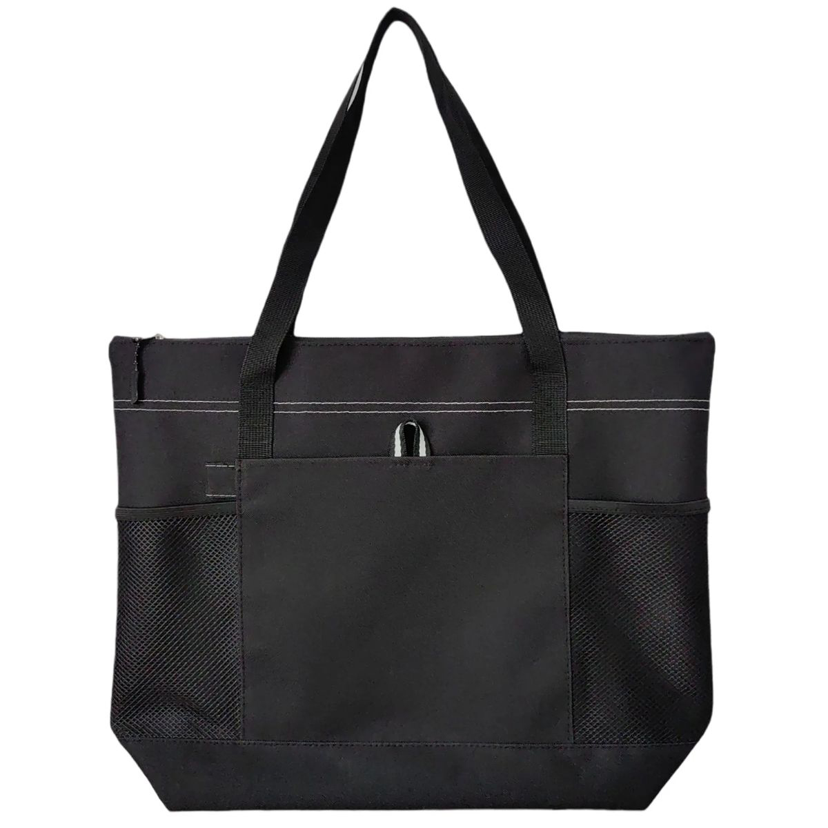 Zippered Polyester Tote for Office or Errands 10