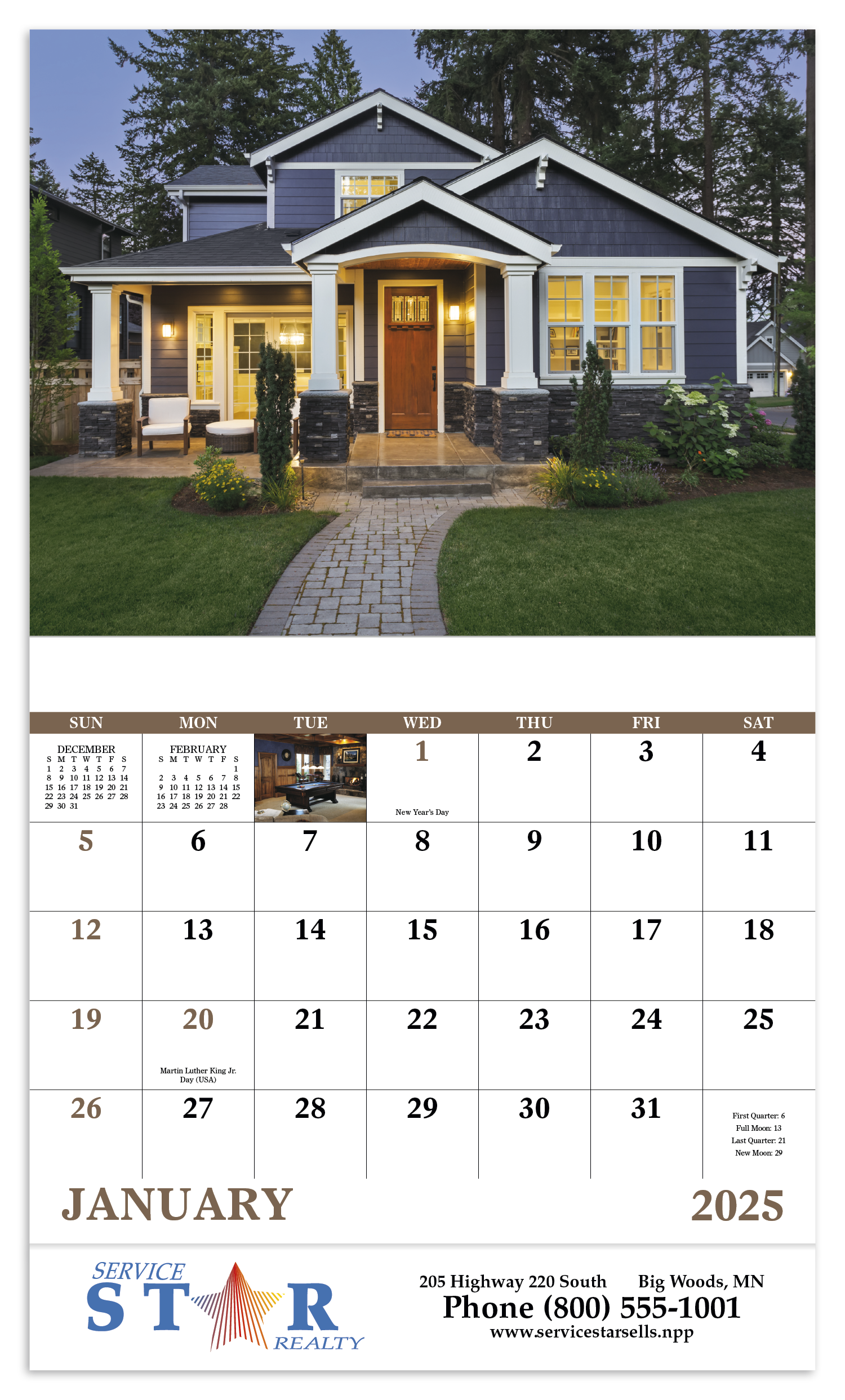 Good Value™ Welcome Home - Stapled Calendar 5