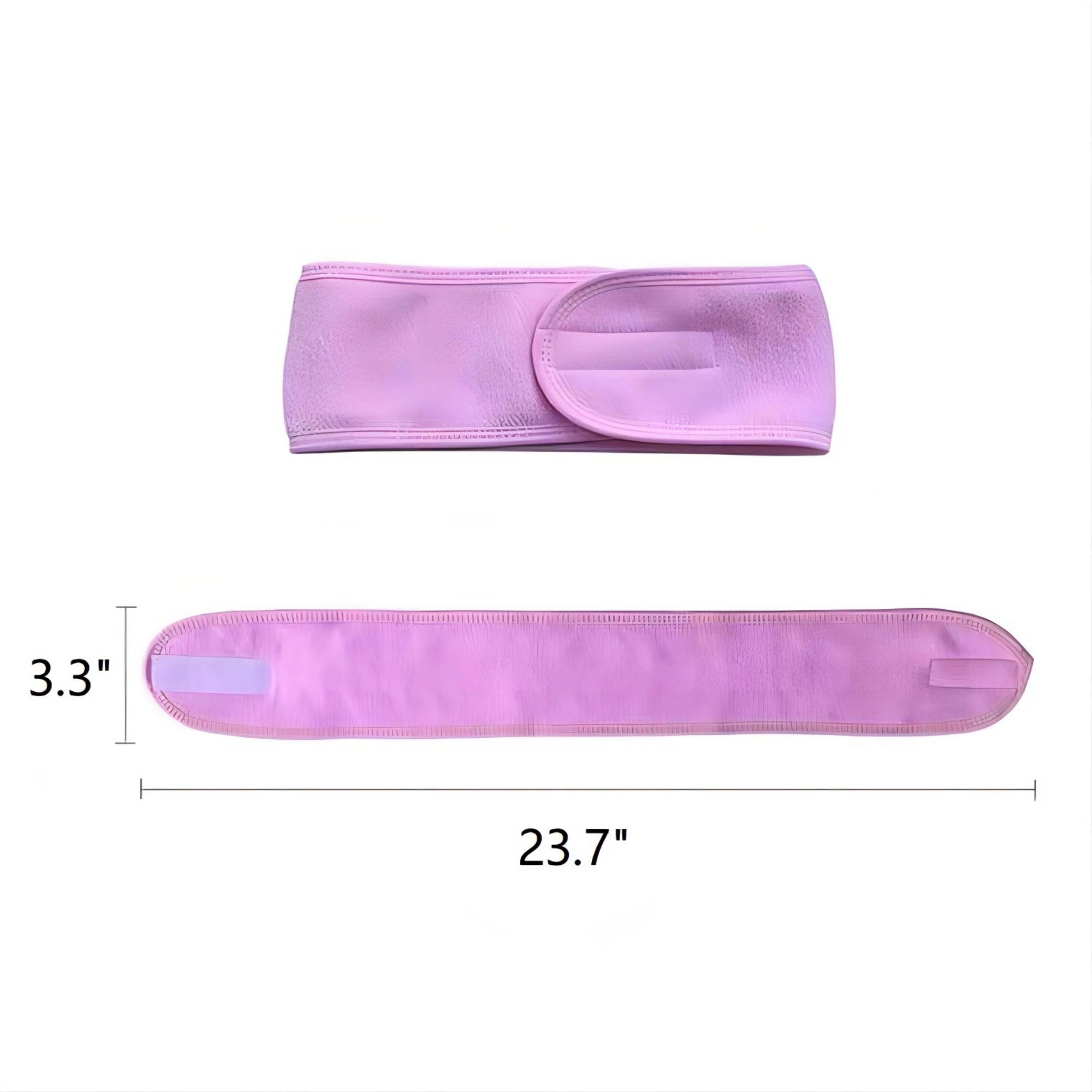 Ultra Soft Adjustable Face Wash Headband MOQ 100PCS 5