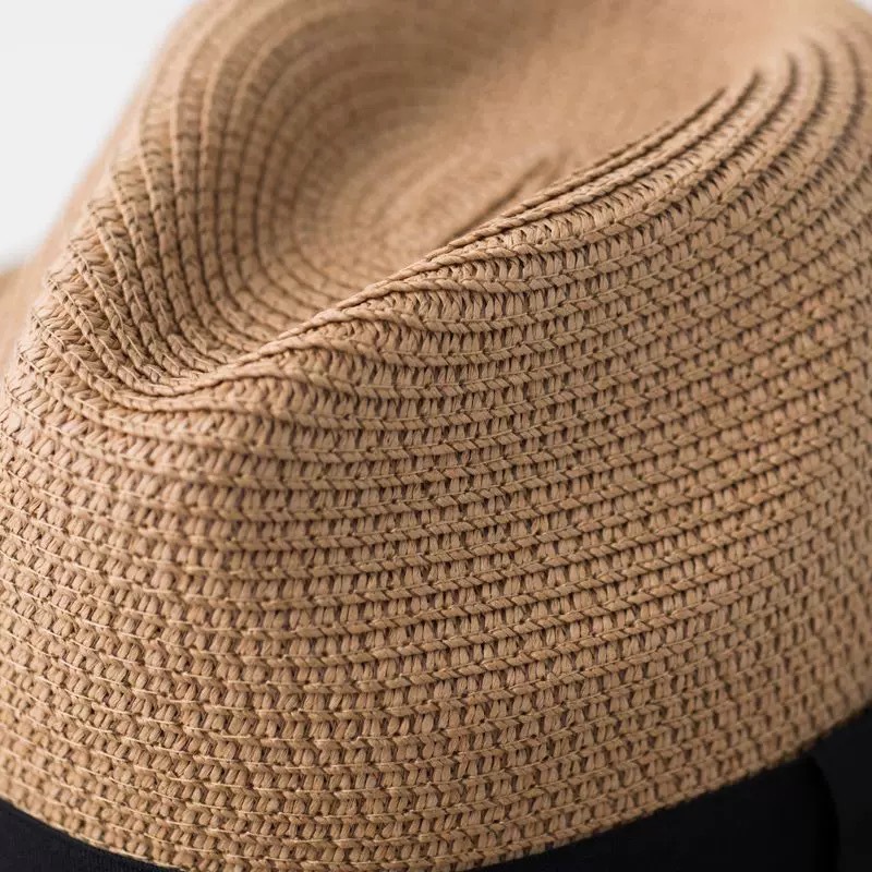 Sun Straw Fedora Beach Hat 1