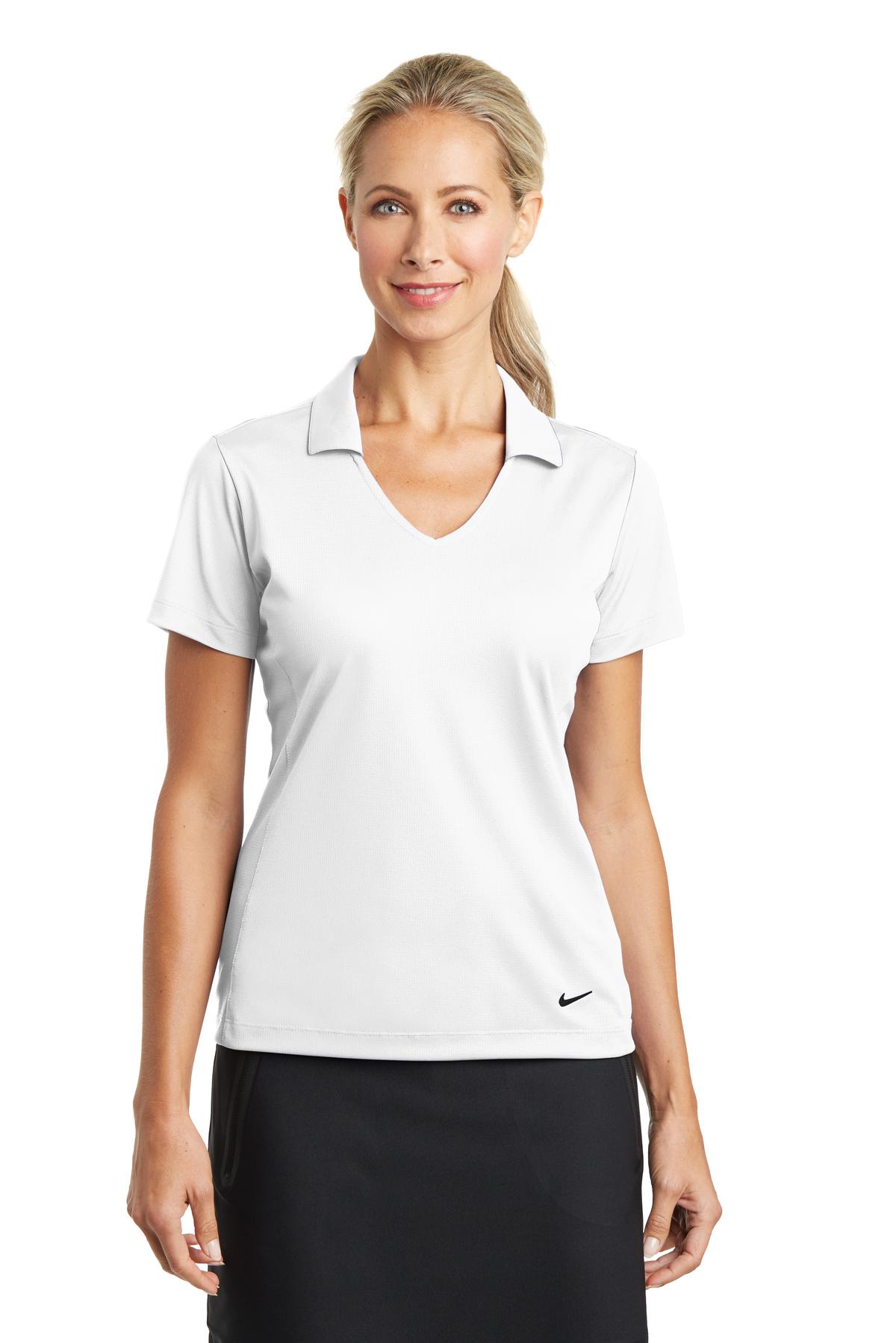 Nike® Women's Dri-FIT Vertical Mesh Polo 10