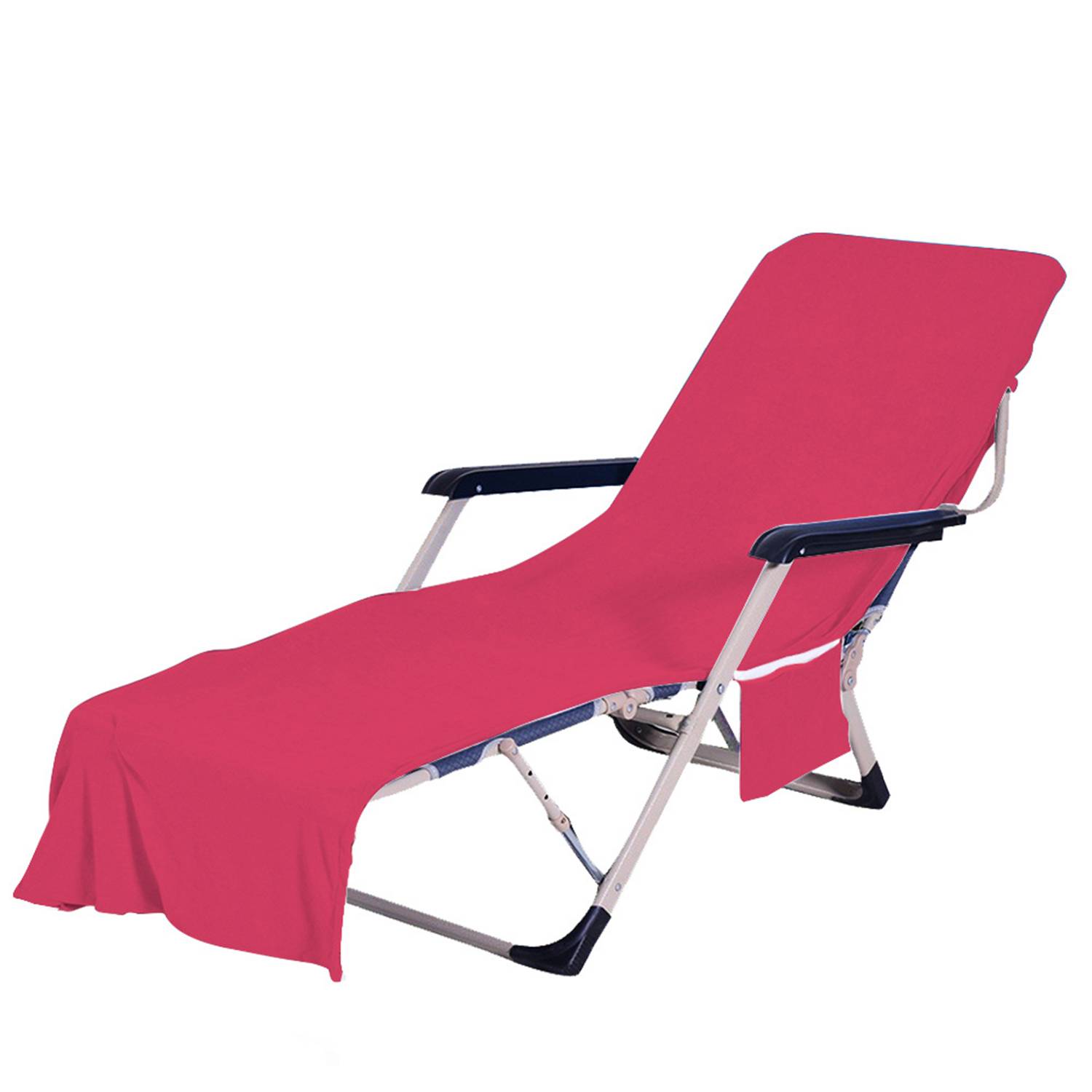 Lounge Chair Cover with Side Pockets 7