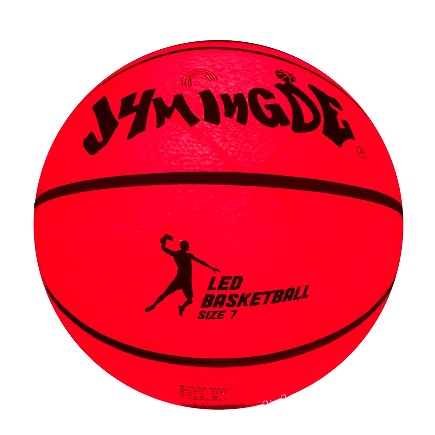 Glowing Red Basket Ball 2