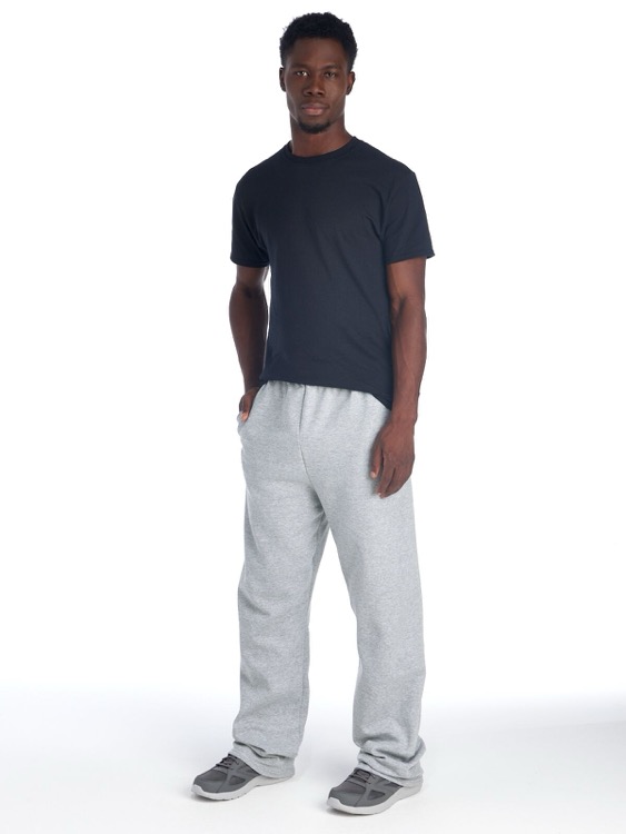 JERZEES NuBlend® Pocketed Open-Bottom Sweatpants 6