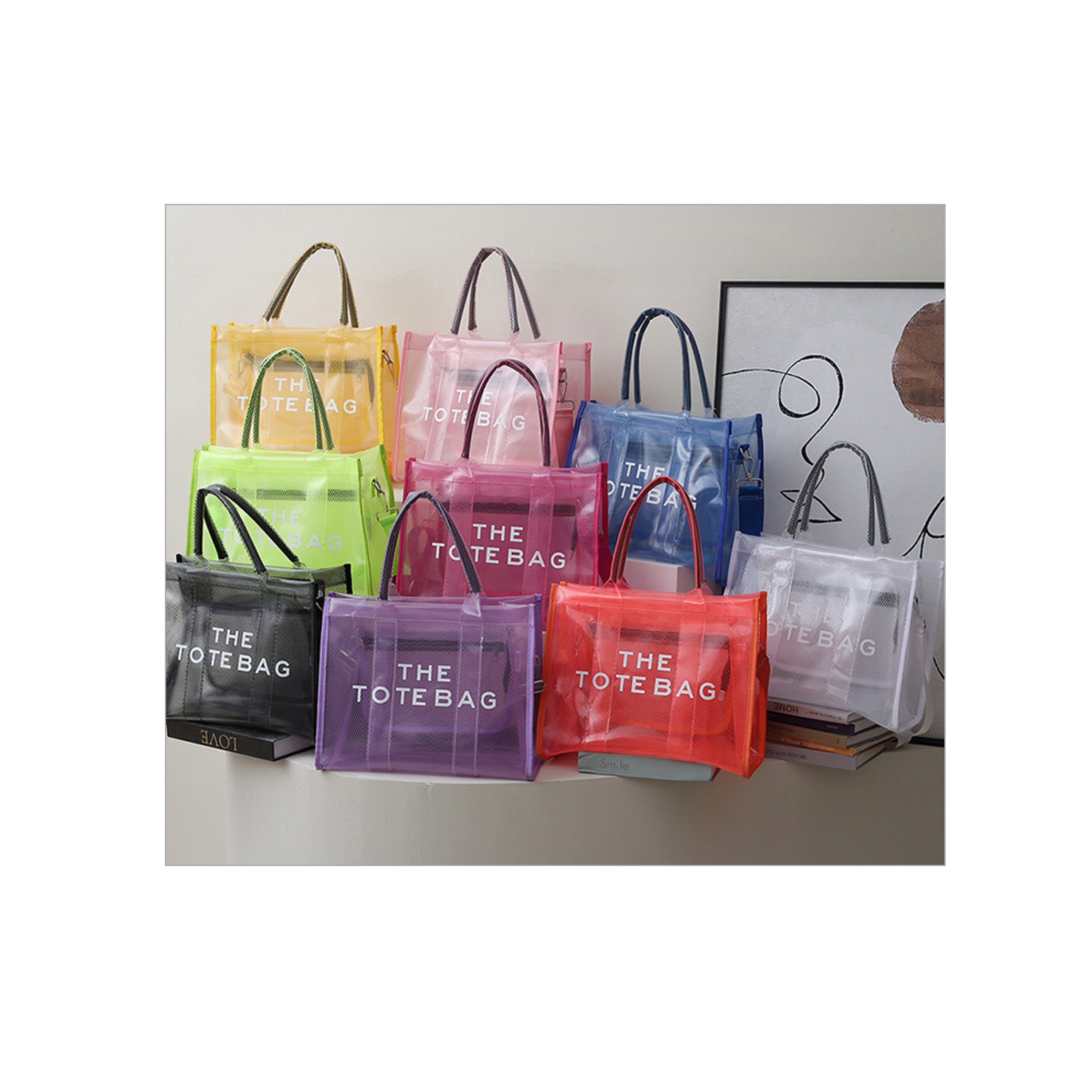 Clear PVC Tote Bag (direct import) 4