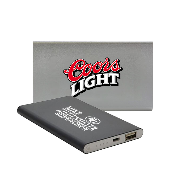 Ultra Slim Metal 4000mAh Portable Charger Power Bank 3