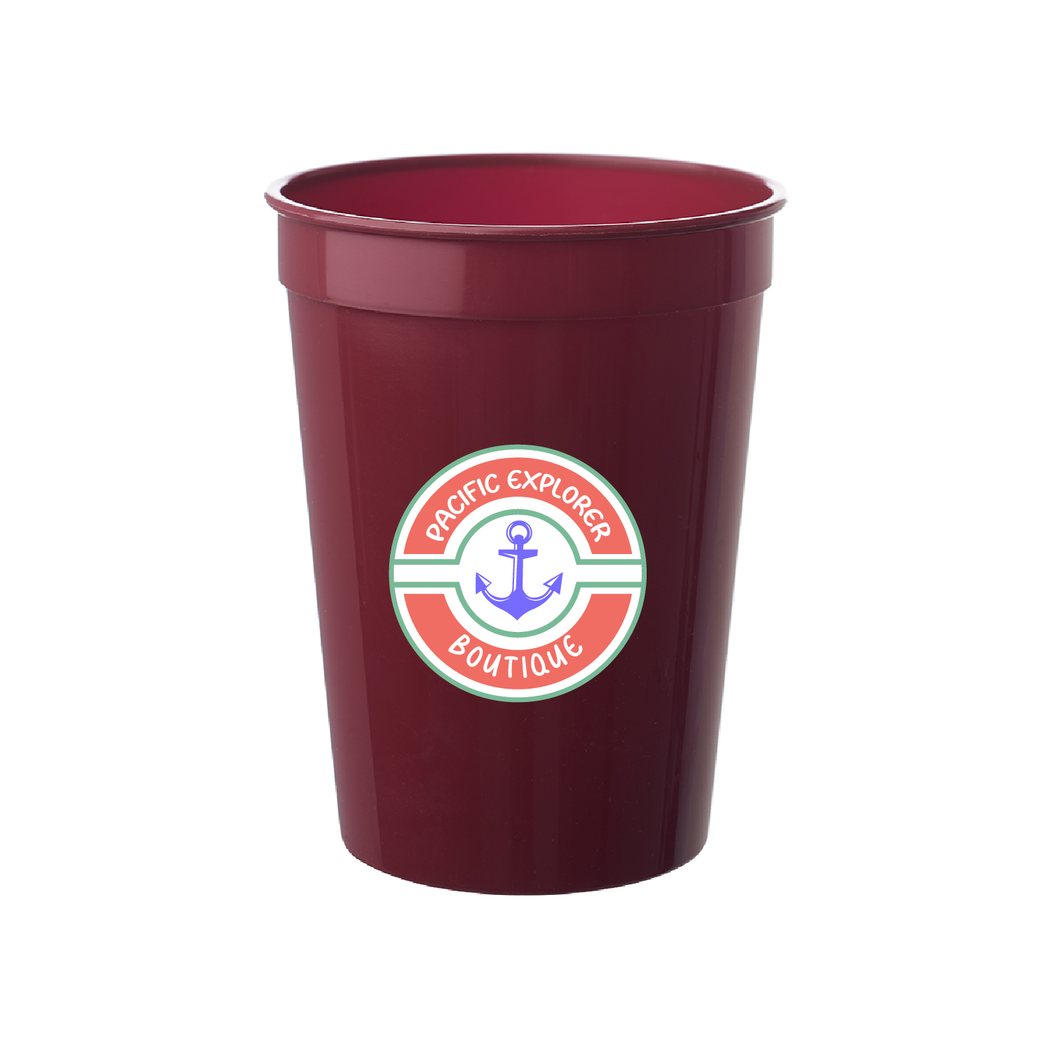 12 oz. Fanatic Plastic Stadium Cup (Full Color Imprint) 3
