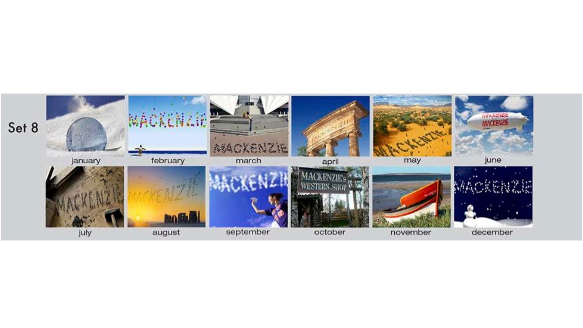 "In-the-Image" Personalized Tent Desk Calendar 20