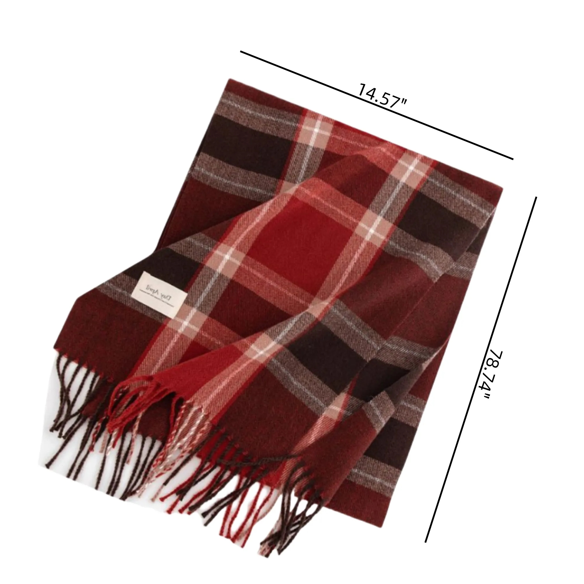 Christmas Plaid Scarf 5