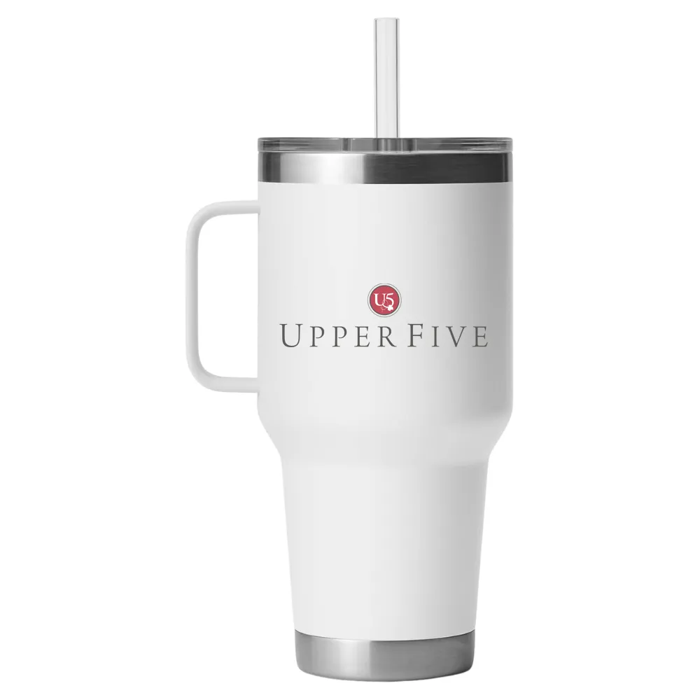 35oz. Insulated Tumbler with Handle and Straw 11