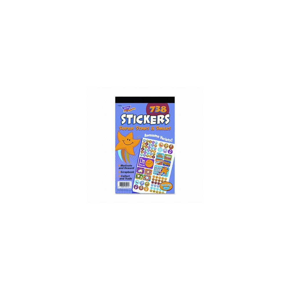 Super Stars & Smiles Sticker Pads - 738 Stickers 2