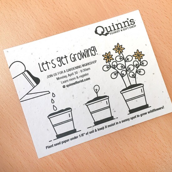 Grow Pots Small Seed Paper Panel Cards 2