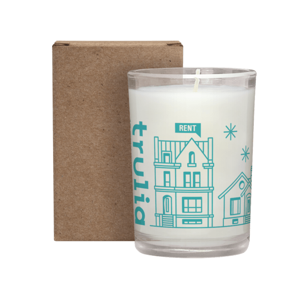Custom 8 oz. Scented Tumbler Candle in a Cardboard Gift Box