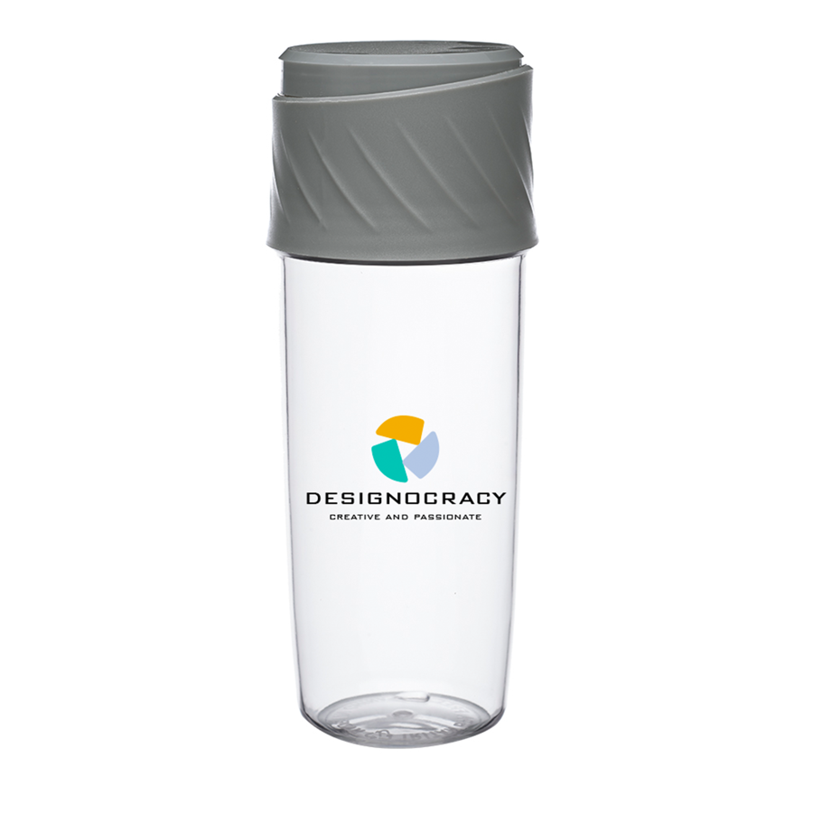 Sip-N-Snack Plastic Water Bottles 16 oz 8