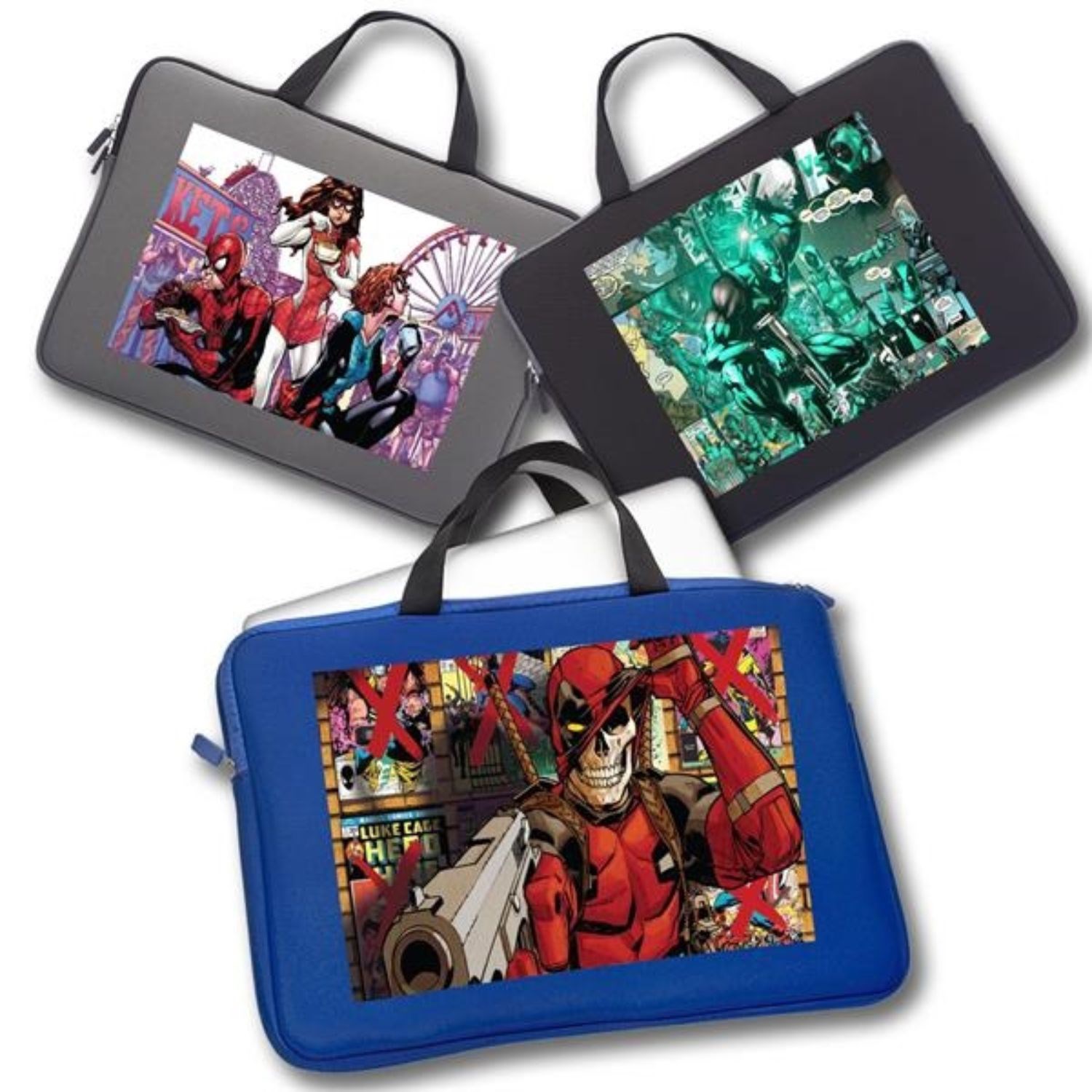 Laptop Sleeves - Neoprene Padded Laptop Sleeve w/ Handle 1