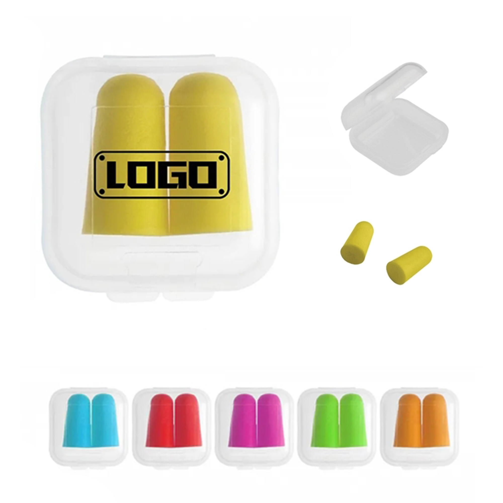 Earplugs In Square Case 1